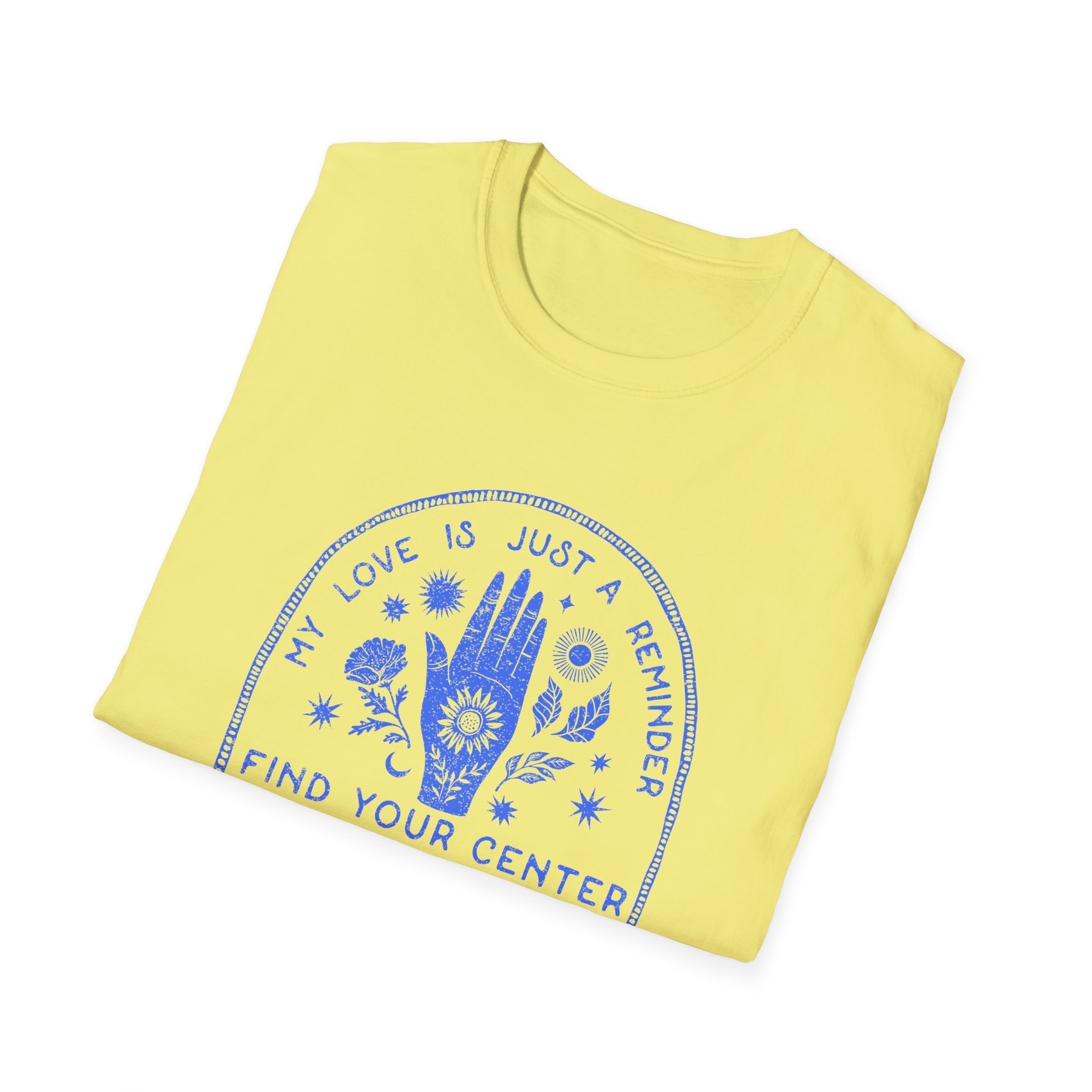 Trevor Hall Find Your Center Unisex Softstyle T-Shirt