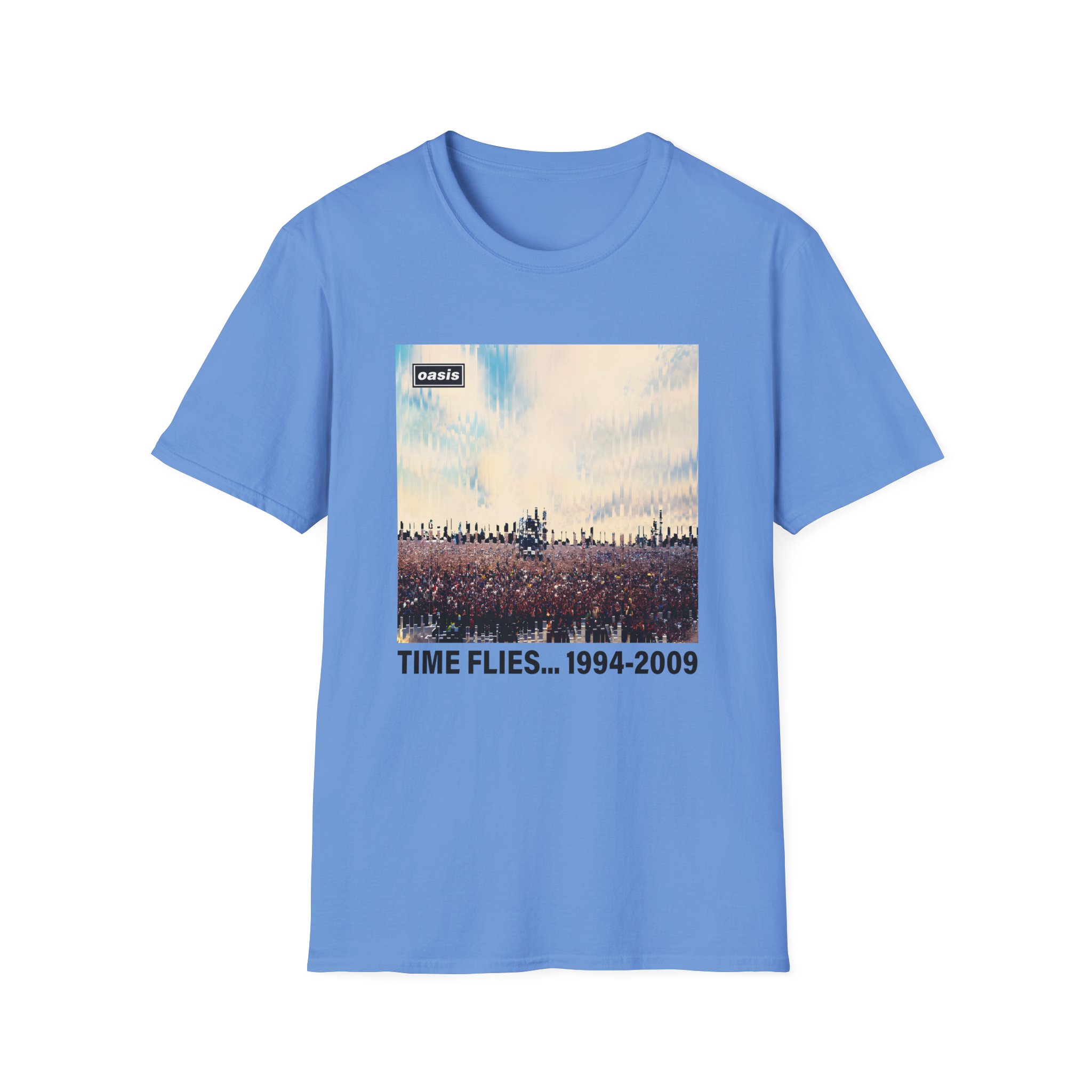 Oasis Time Flies 15th Anniversary Unisex Softstyle T-Shirt