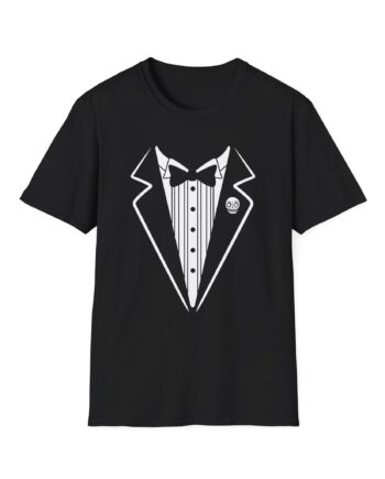 Senses Fail Martini Kiss Tux Unisex Softstyle T-Shirt