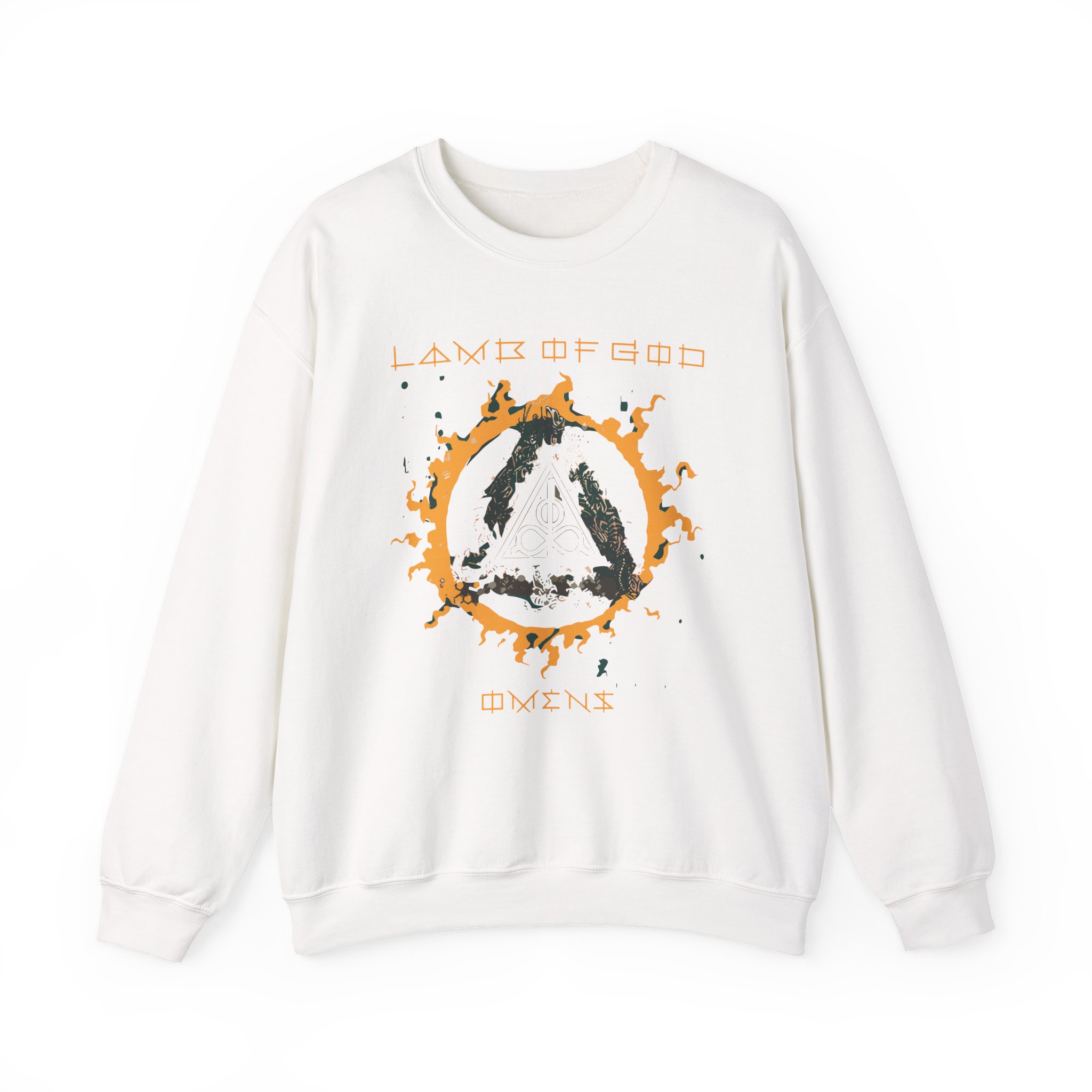 Lamb of God Omens Triangle Unisex Heavy Blendâ„¢ Crewneck Sweatshirt