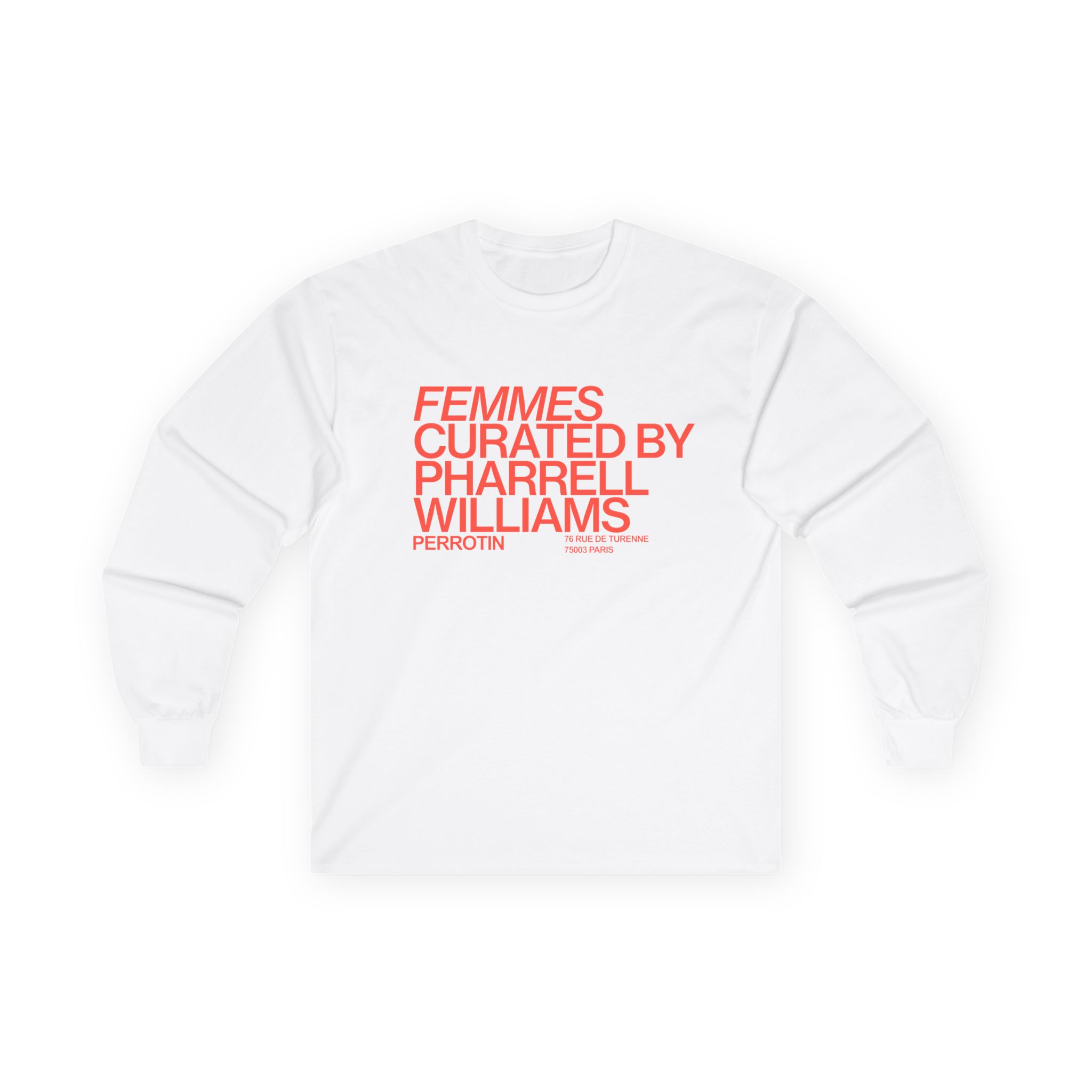 Pharrell Williams Femmes Unisex Ultra Cotton Long Sleeve Tee