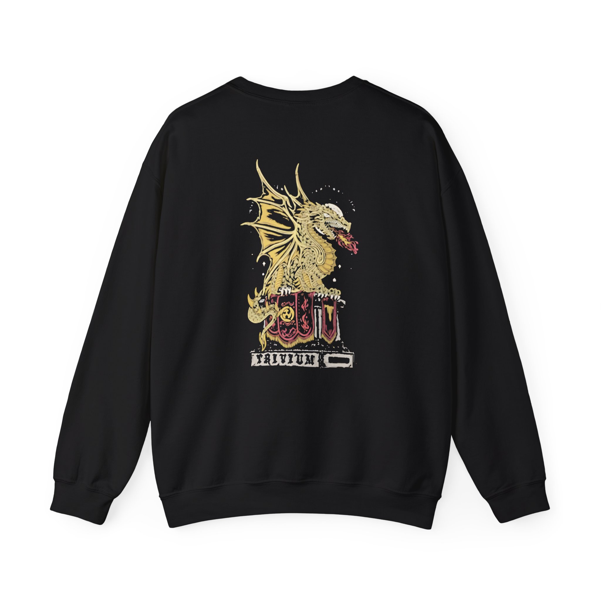 Trivium Big Dragon Unisex Heavy Blendâ„¢ Crewneck Sweatshirt