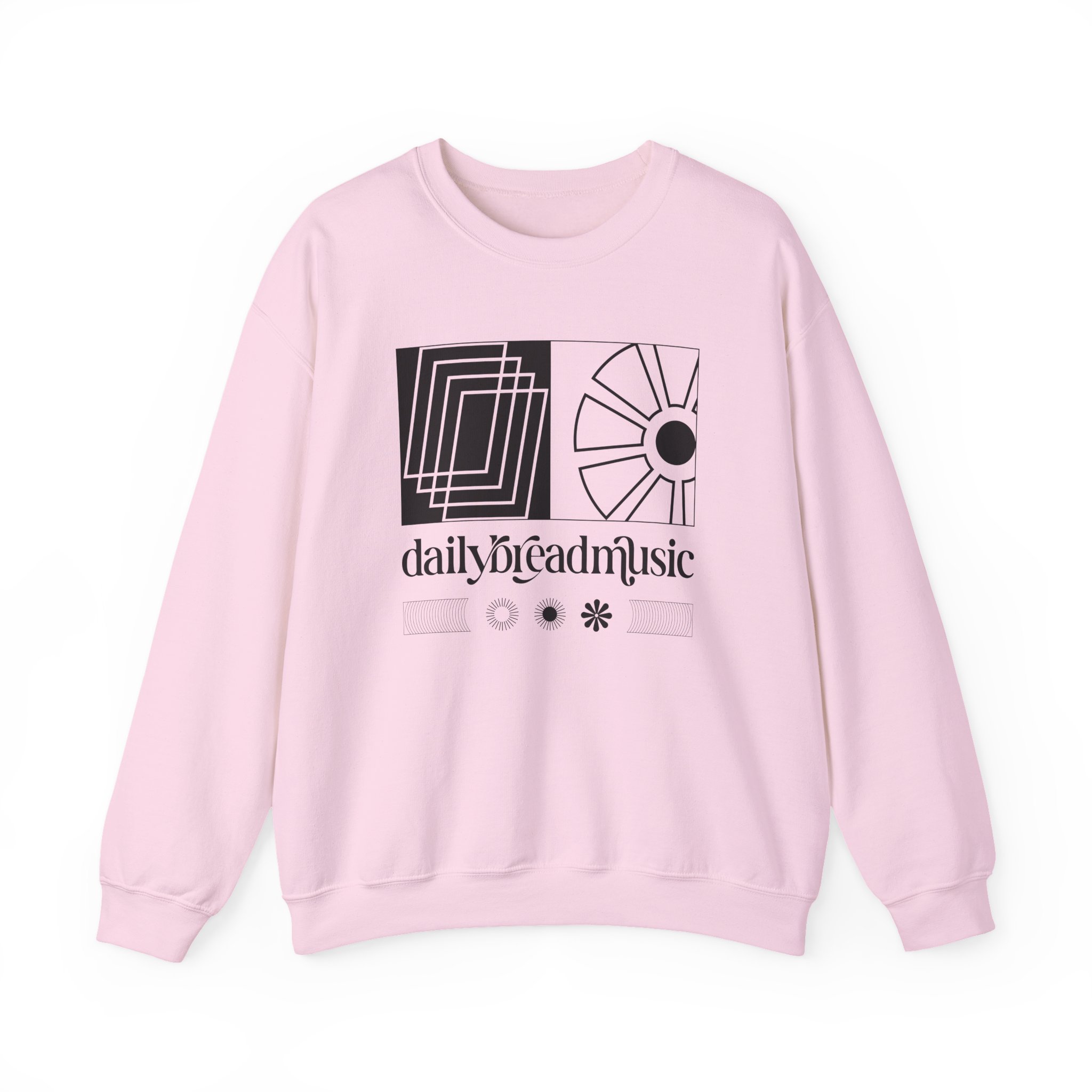 Daily Bread Tri Flower Unisex Heavy Blendâ„¢ Crewneck Sweatshirt