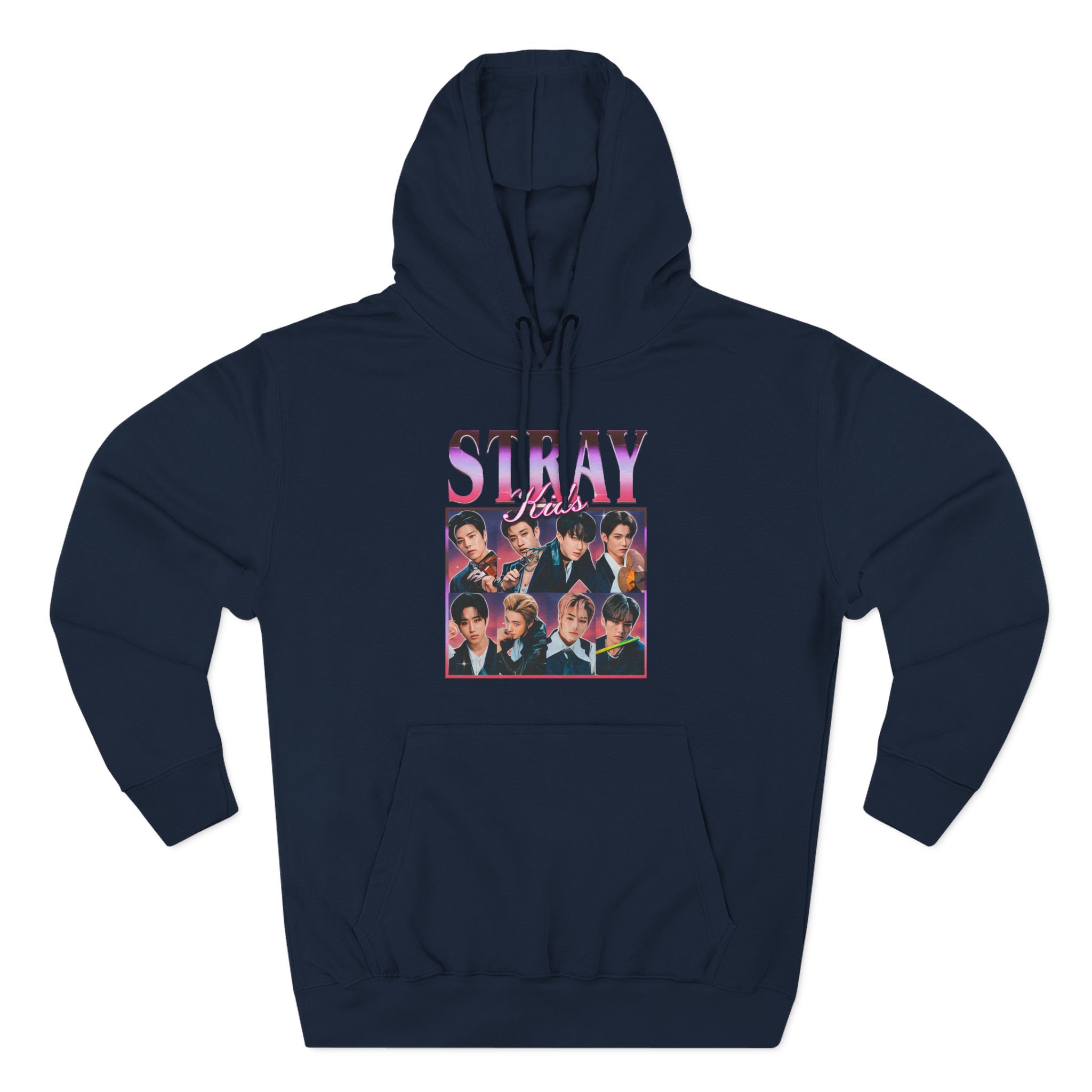 Stray Kids Three-Panel Fleece Hoodie