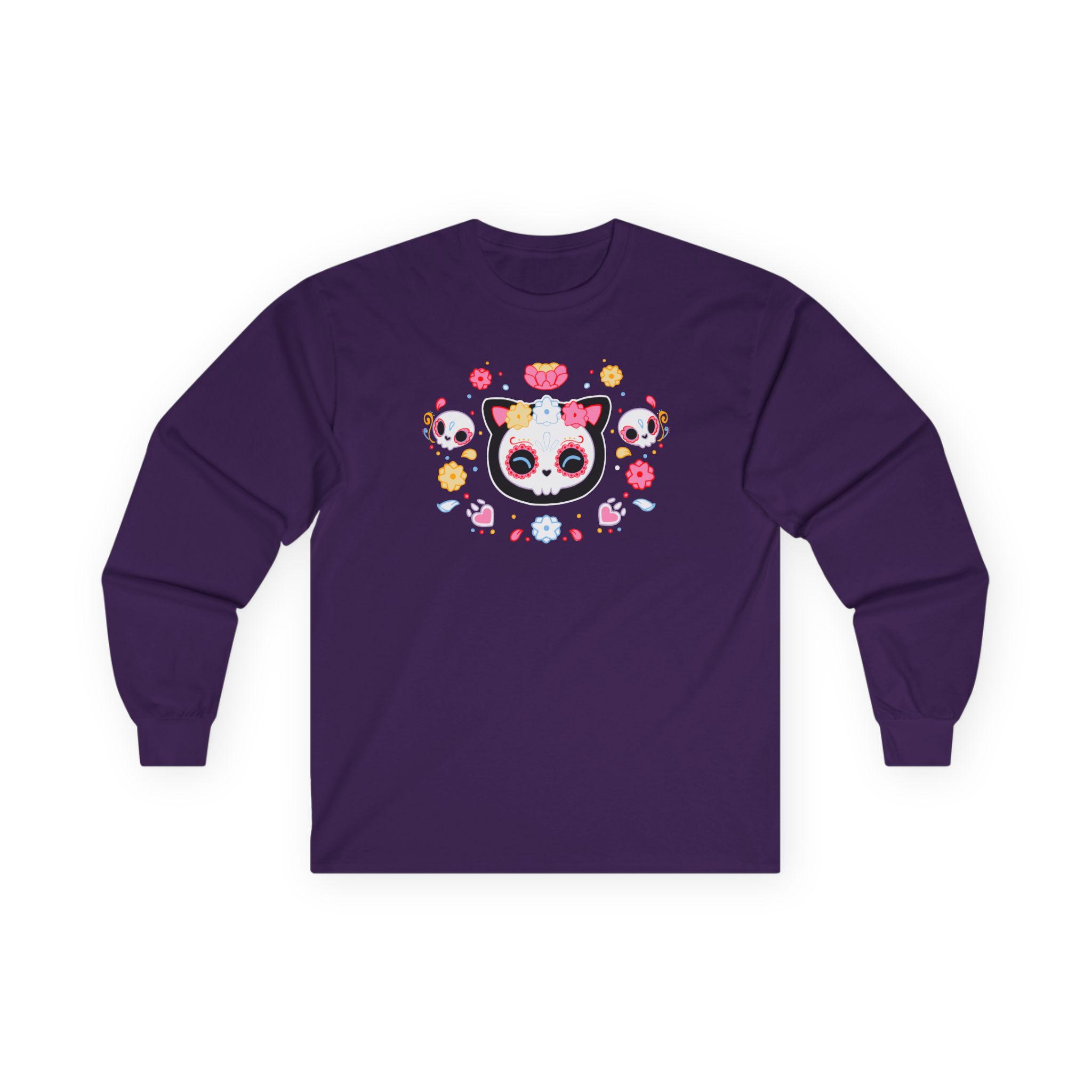 Aphmau Sugar Skull Cat Unisex Ultra Cotton Long Sleeve Tee