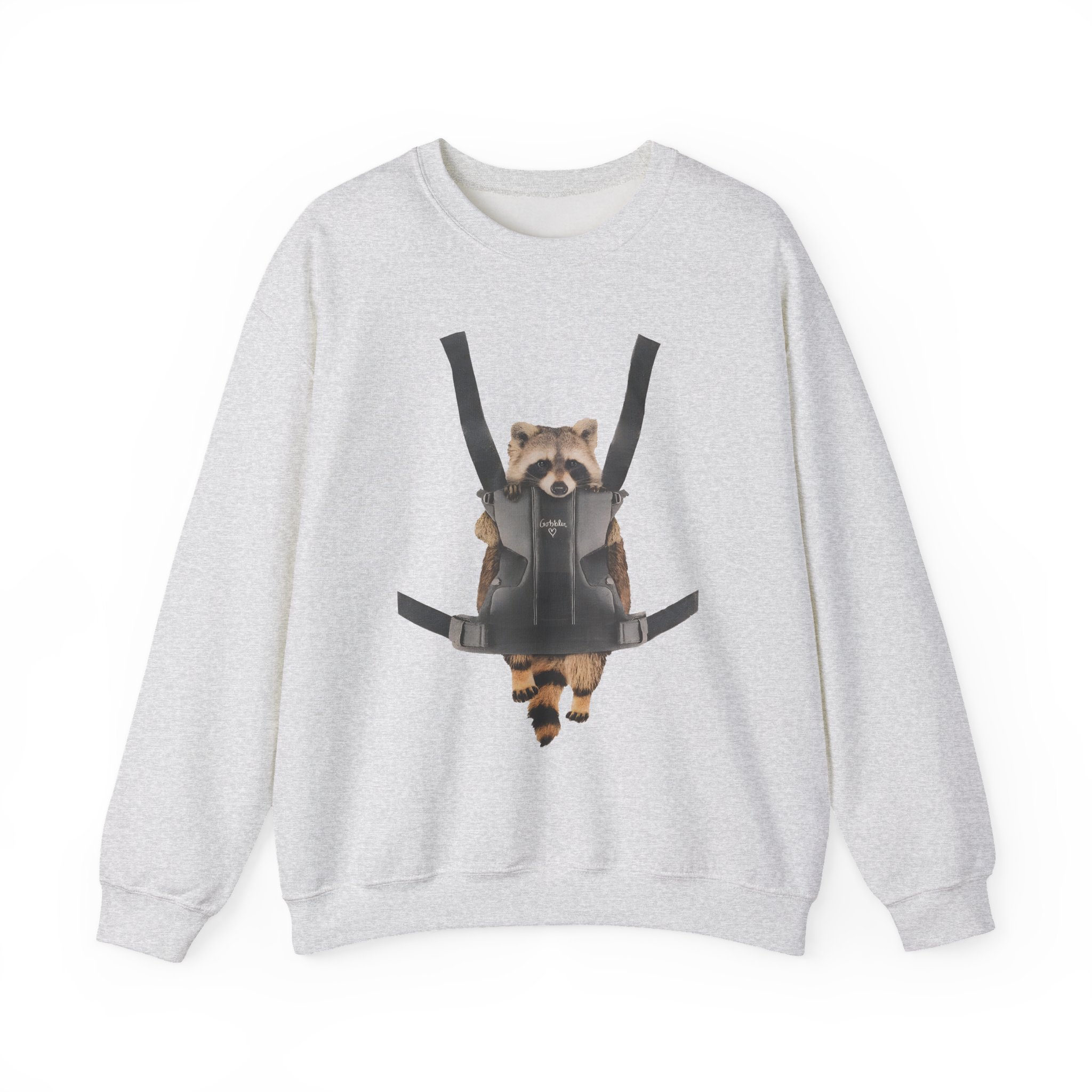 William Osman Raccoon Unisex Heavy Blendâ„¢ Crewneck Sweatshirt