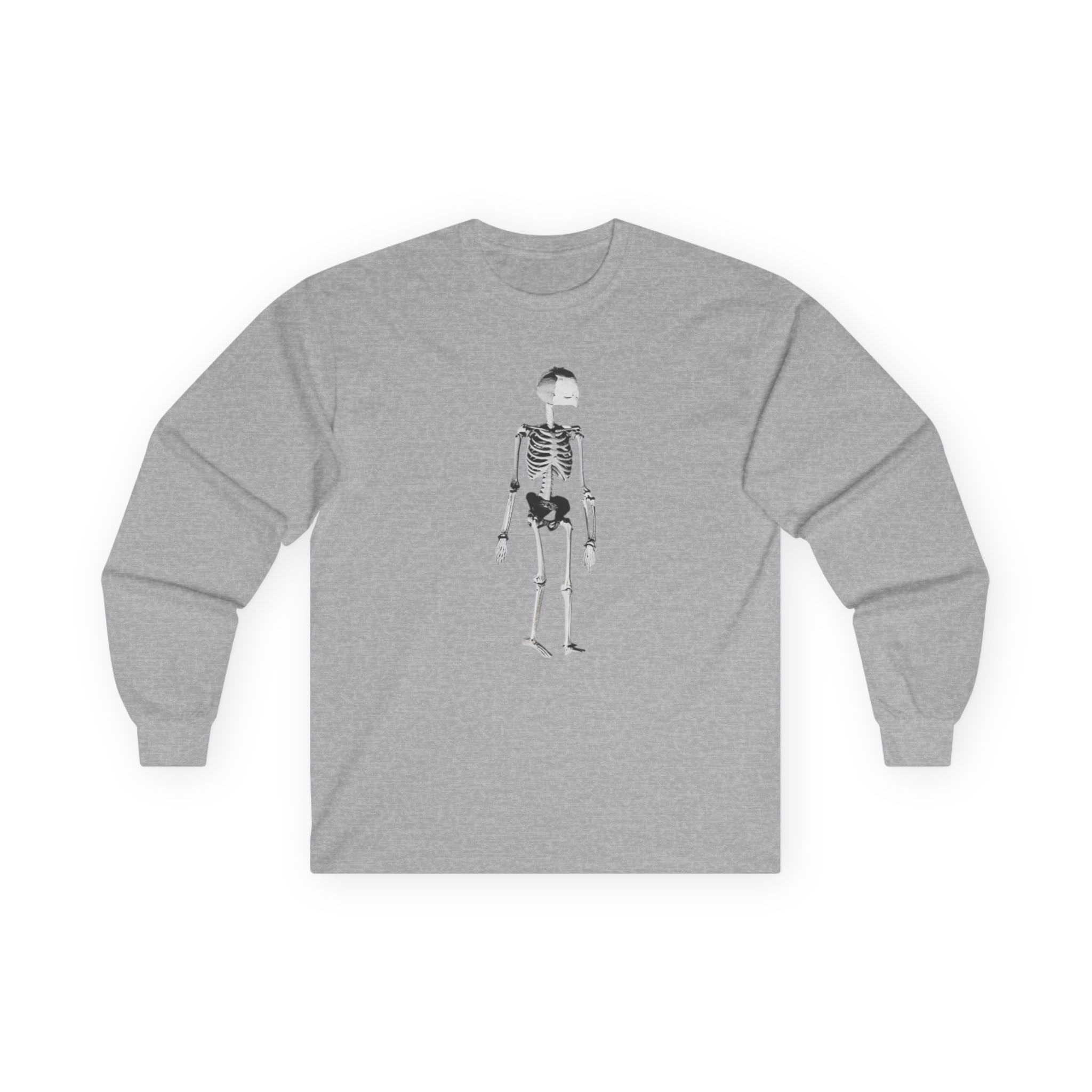 Kurt Cobain Skeleton Unisex Ultra Cotton Long Sleeve Tee