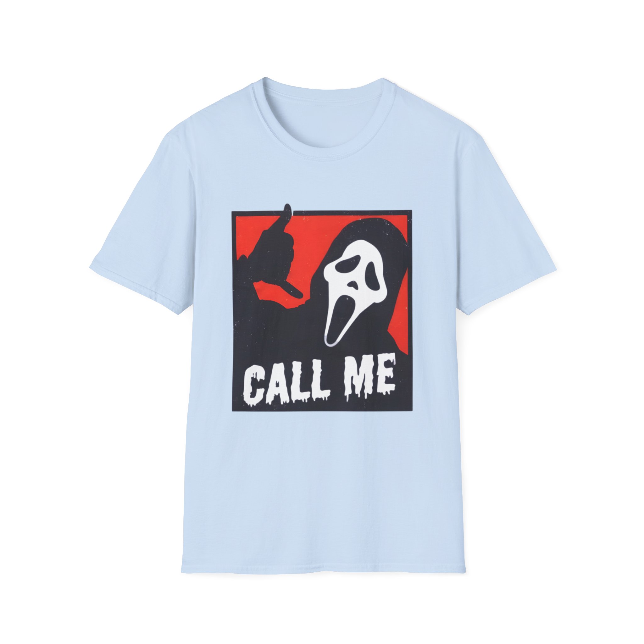 Ghostface CALL ME Unisex Softstyle T-Shirt
