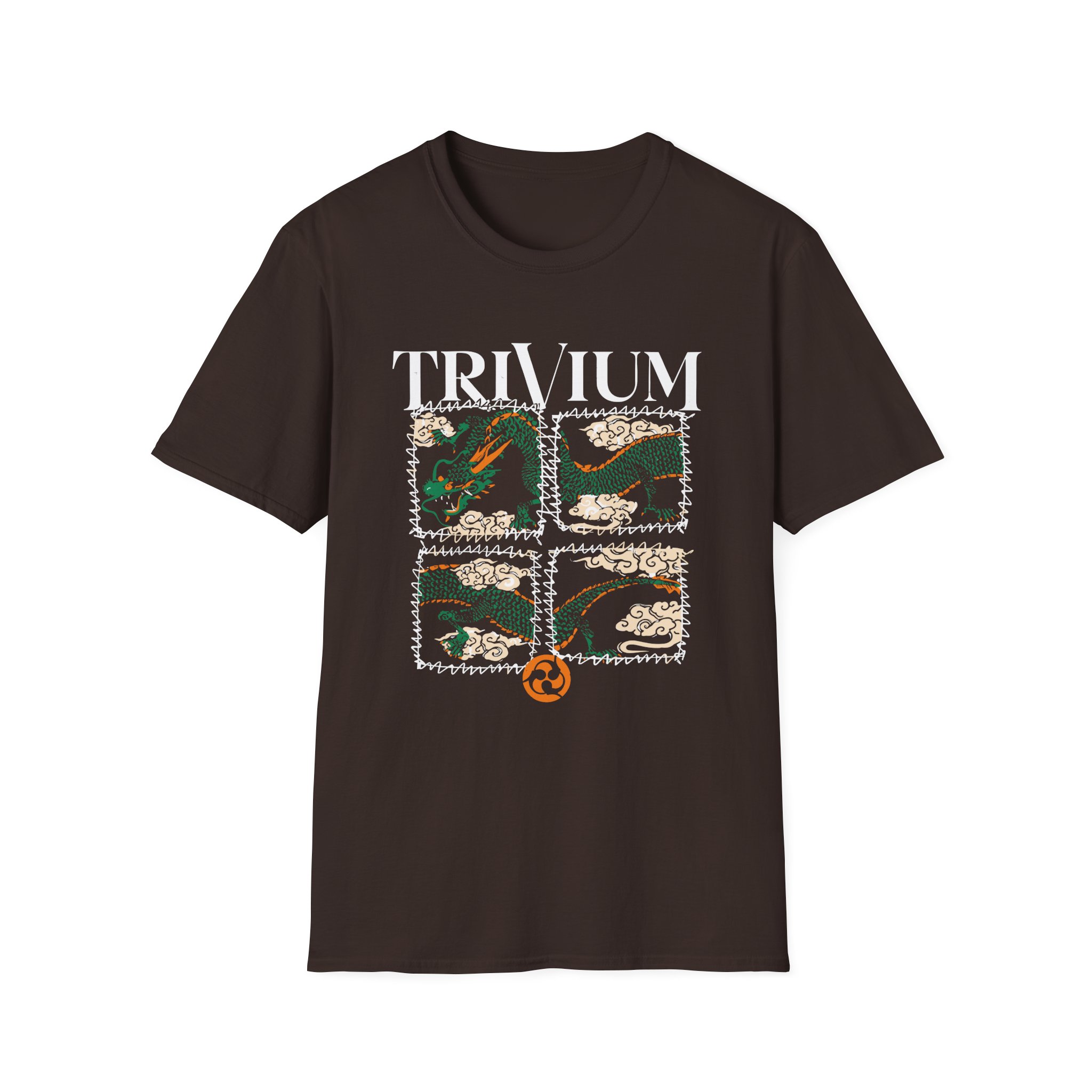 Trivium Dragon Cloud Unisex Softstyle T-Shirt