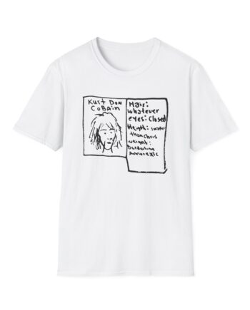 Kurt Cobain Kurt Don Profile Unisex Softstyle T-Shirt