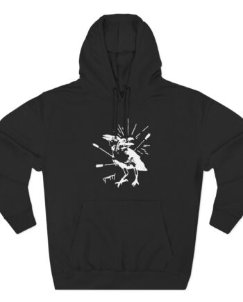 Poppy Coward Birds Three-Panel Fleece Hoodie