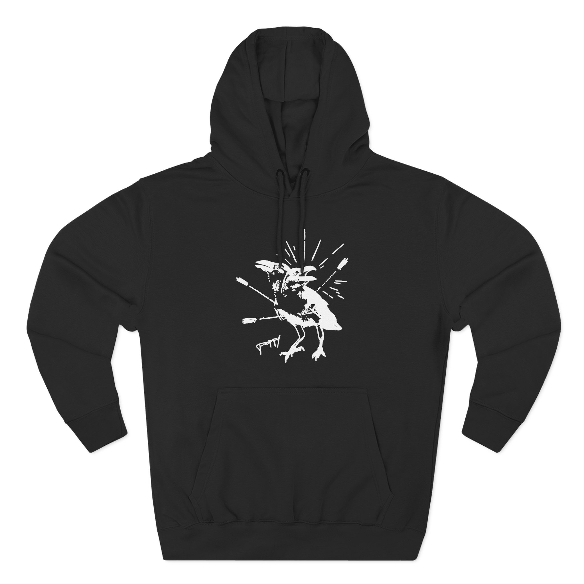 Poppy Coward Birds Three-Panel Fleece Hoodie