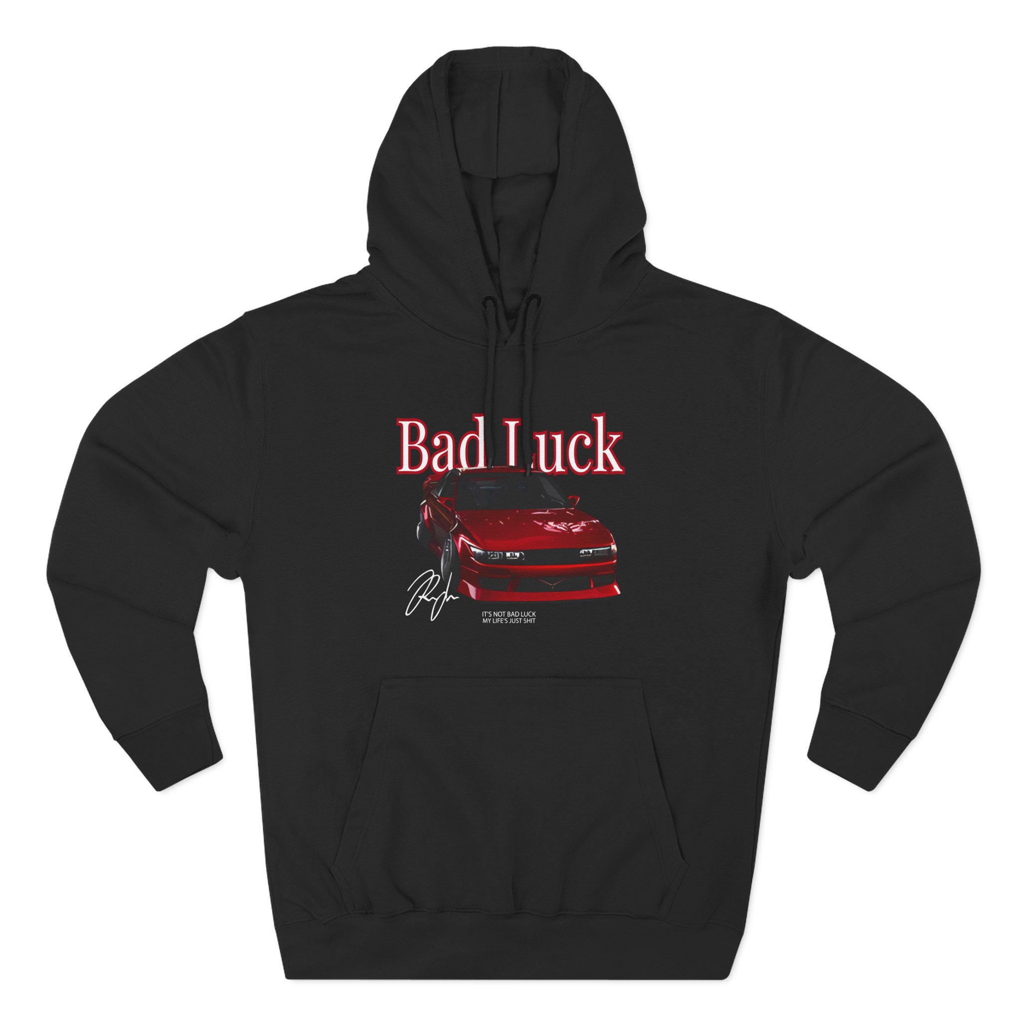 Illiminate Badluck Three-Panel Fleece Hoodie