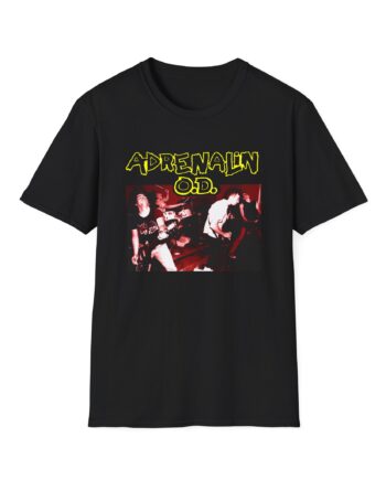 Adrenalin Od Live Shot Unisex Softstyle T-Shirt