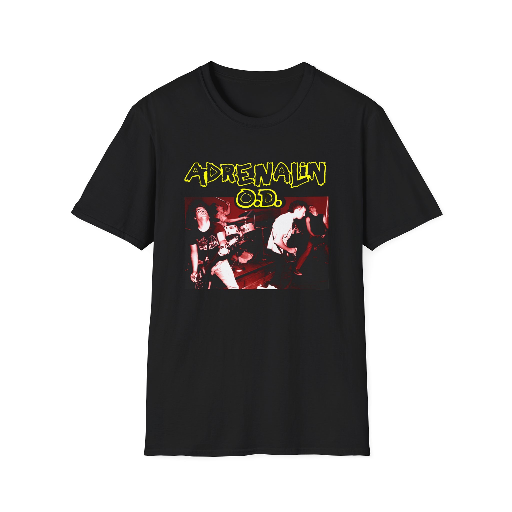 Adrenalin Od Live Shot Unisex Softstyle T-Shirt