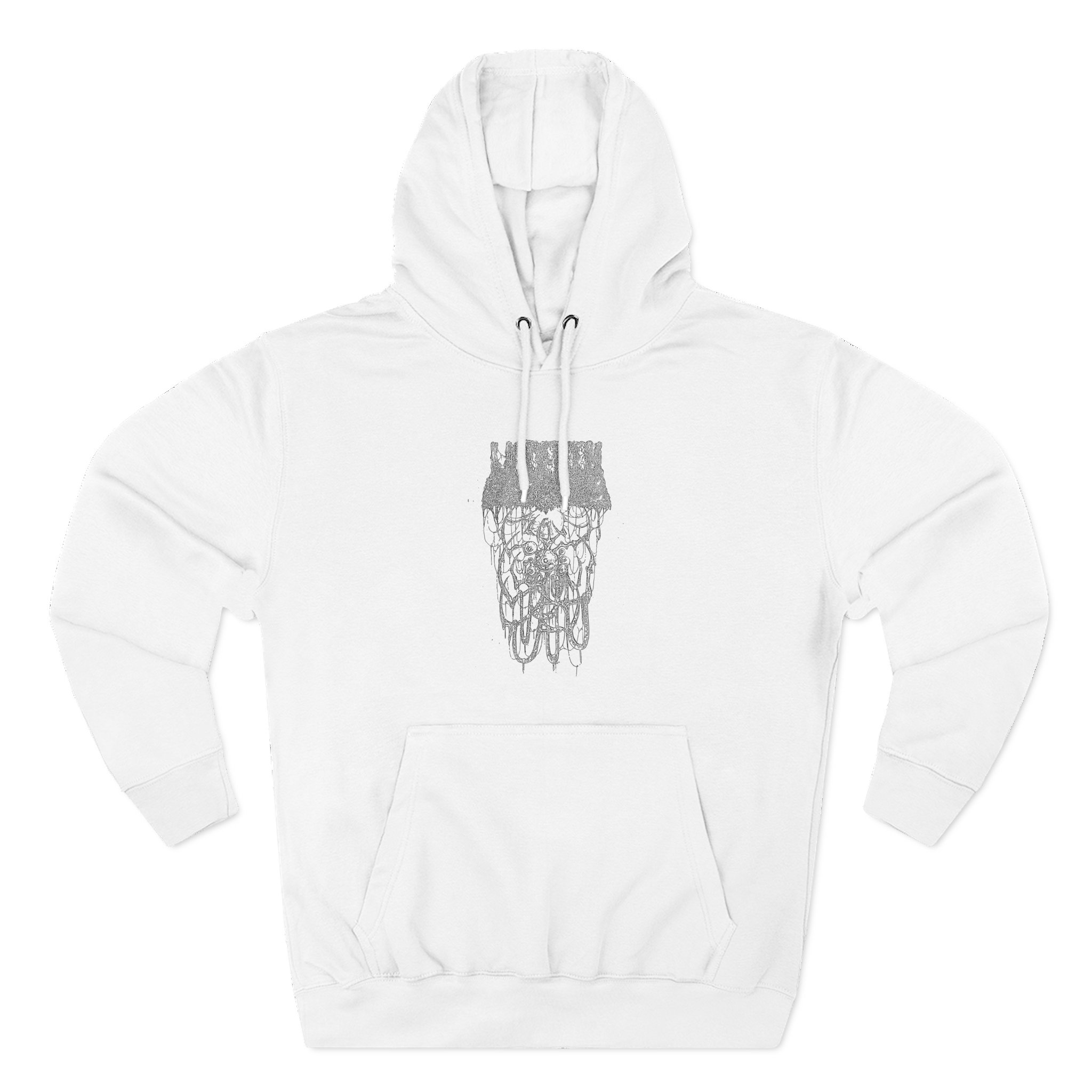 Undeath Eye Goop Three-Panel Fleece Hoodie