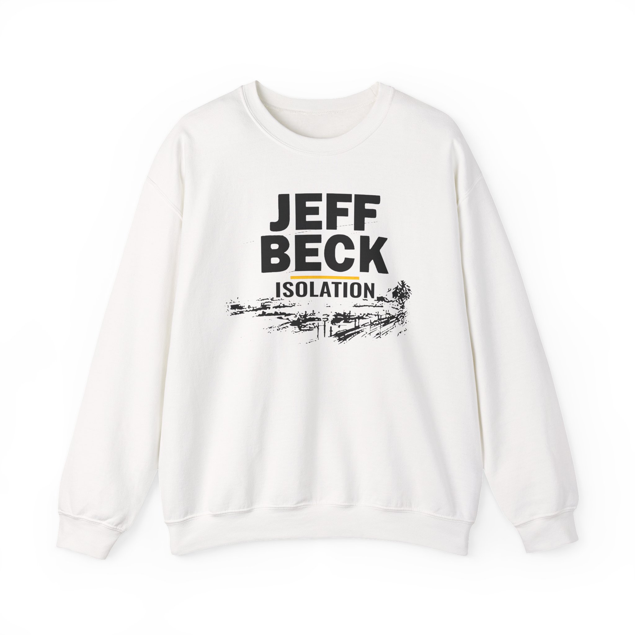 Jeff Beck Isolation Unisex Heavy Blendâ„¢ Crewneck Sweatshirt