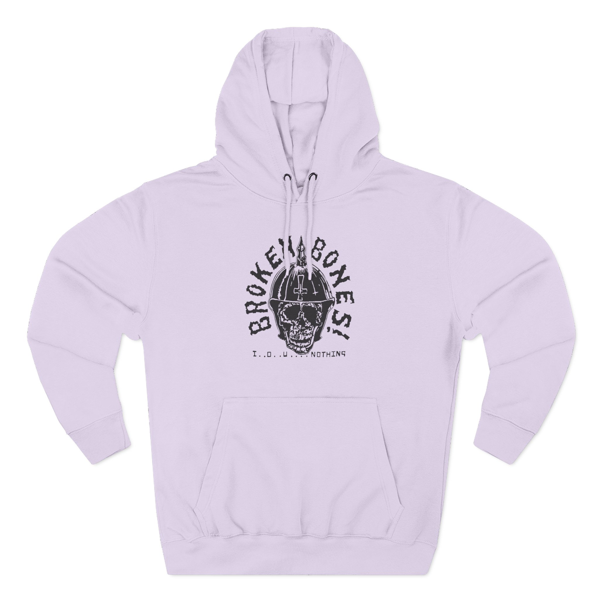 Broken Bones IOU Nothing Three-Panel Fleece Hoodie