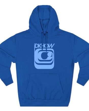iDKHOW SWIRL MONITOR Three-Panel Fleece Hoodie