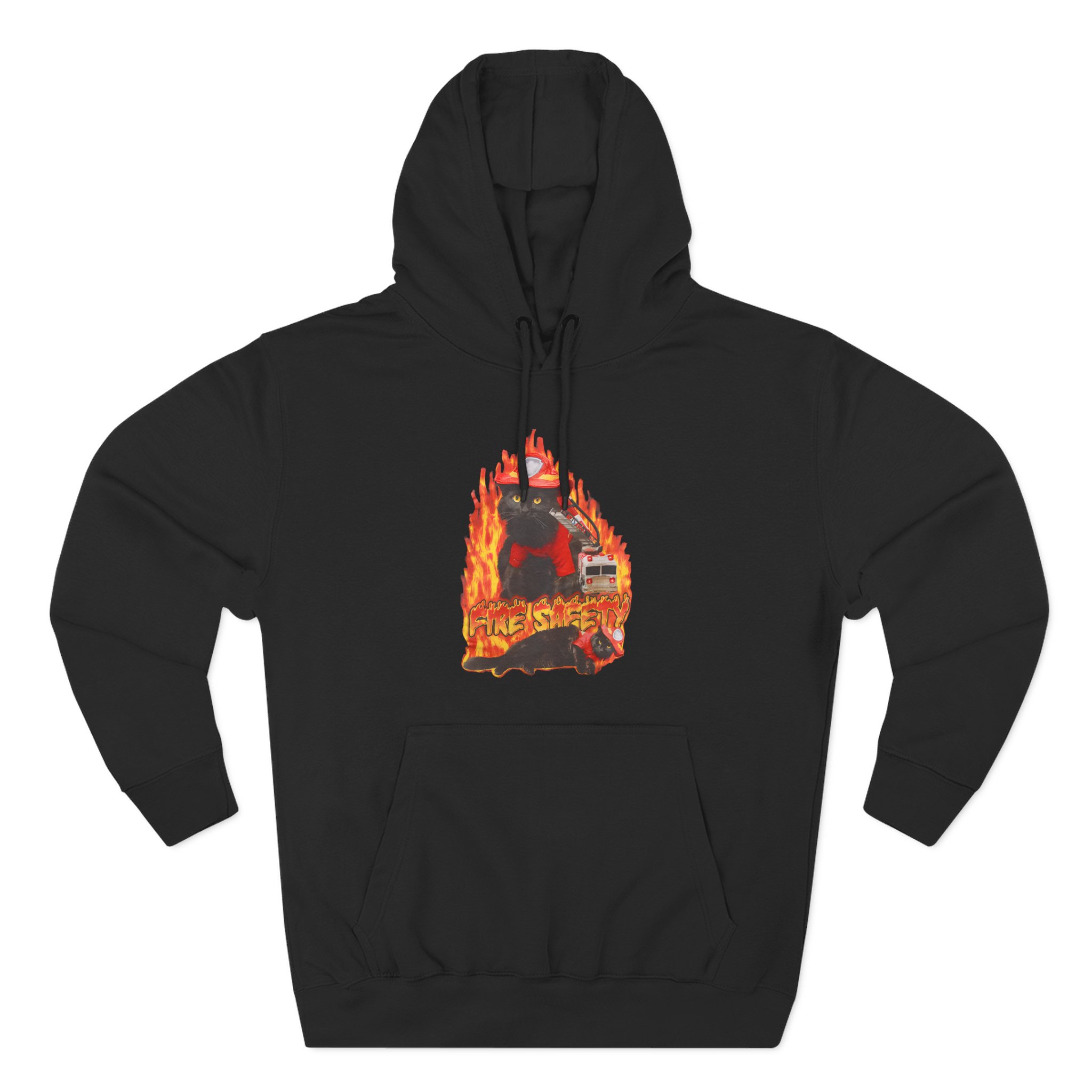 William Osman Fire Safety Three-Panel Fleece Hoodie