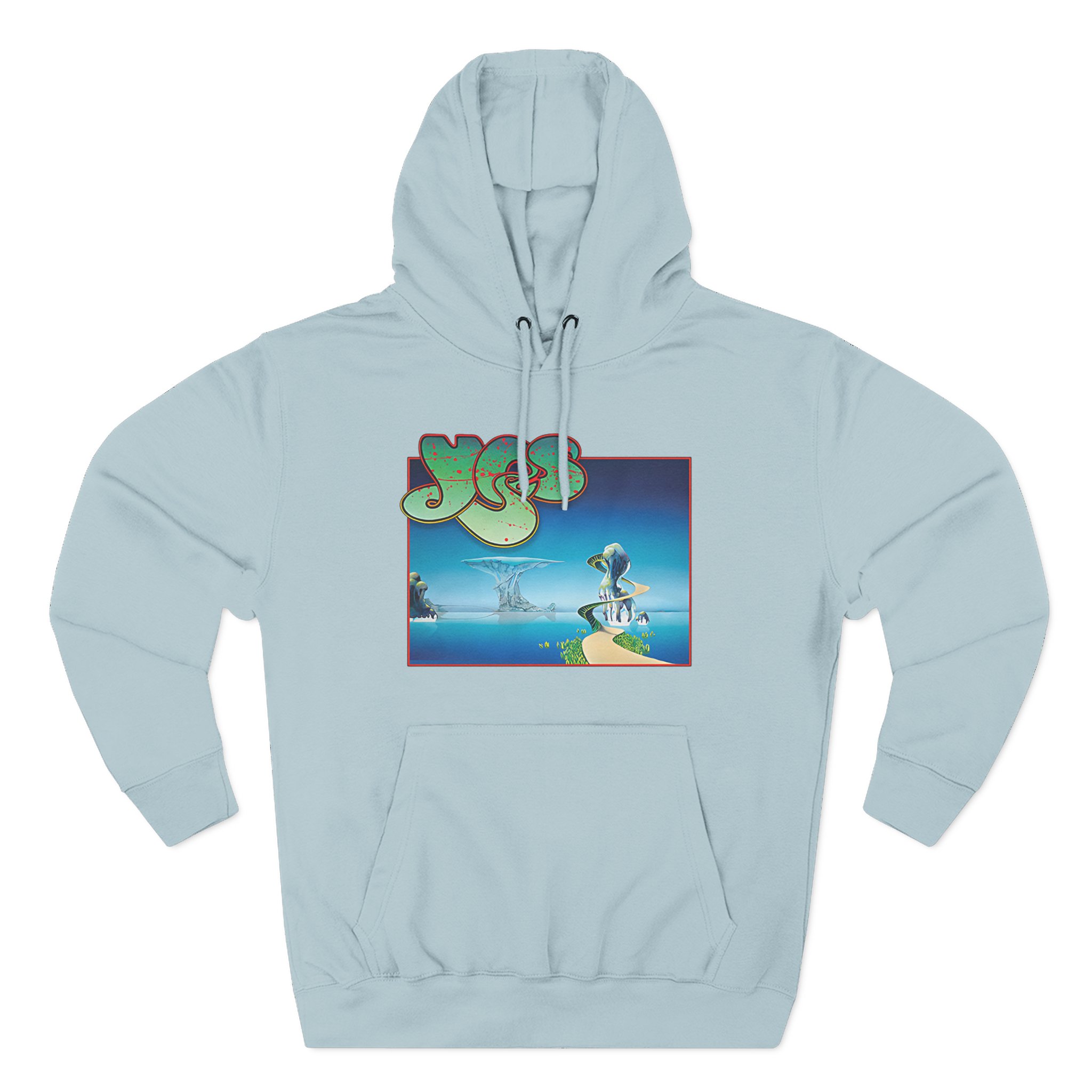 Yes Song Album Cover Three-Panel Fleece Hoodie