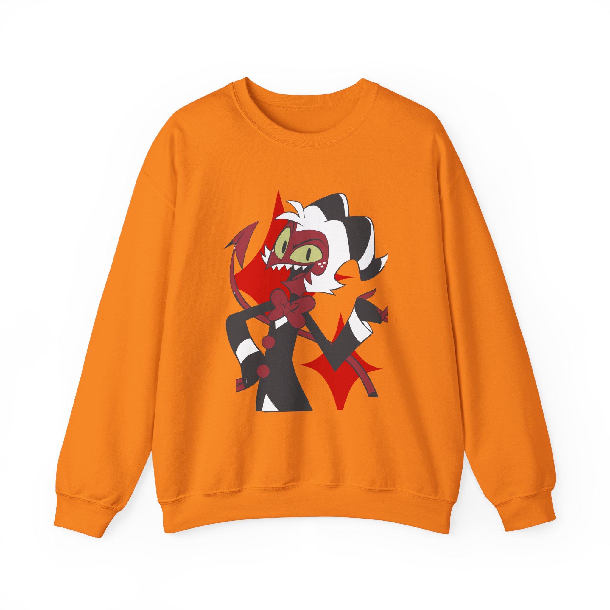 Helluva Boss Moxxie Unisex Heavy Blendâ„¢ Crewneck Sweatshirt