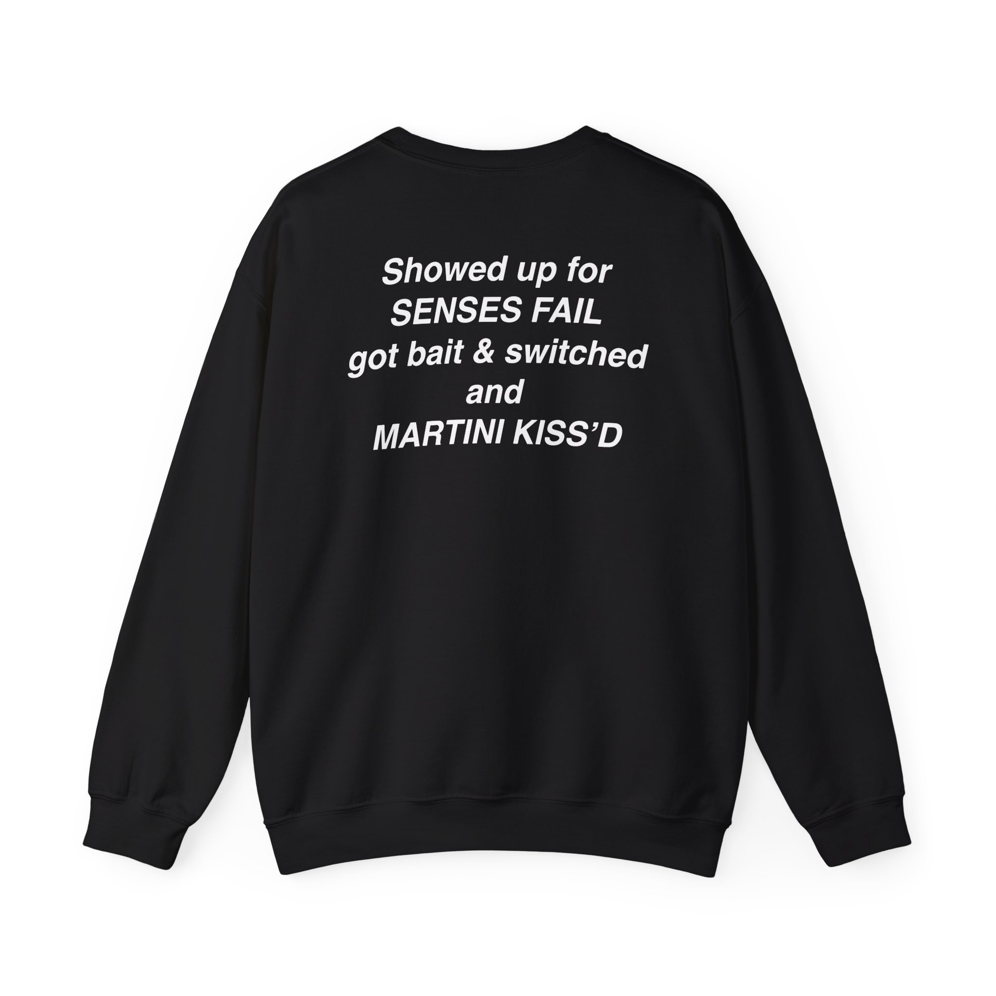 Senses Fail Martini Kiss Tux Unisex Heavy Blendâ„¢ Crewneck Sweatshirt