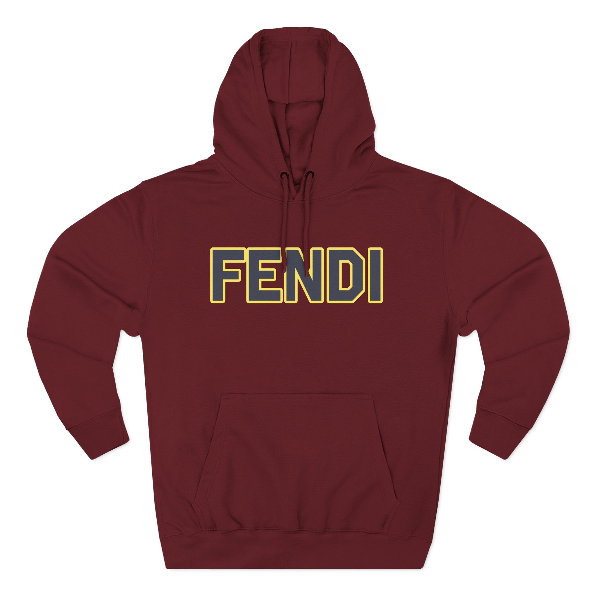 Mula B Fendi Three-Panel Fleece Hoodie