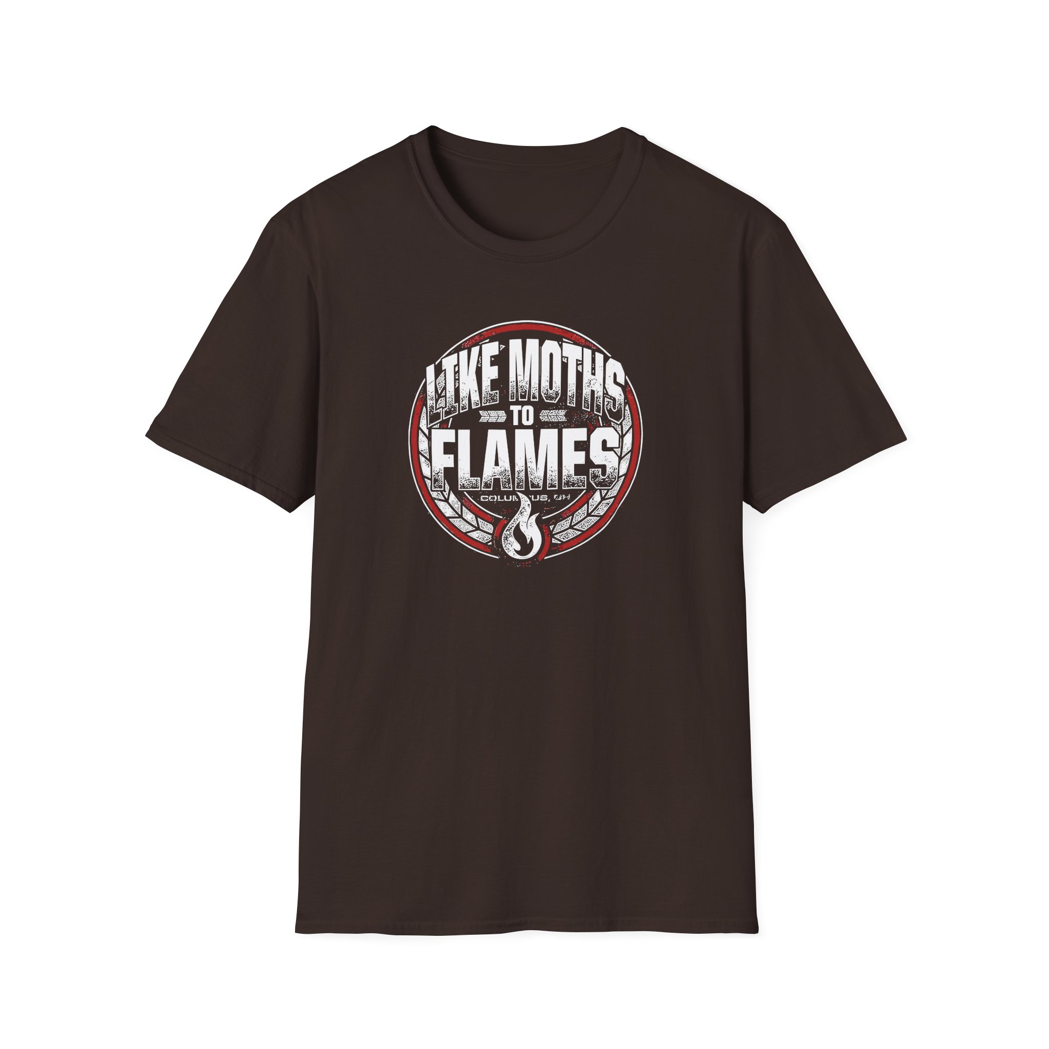 Like Moths to Flames Unisex Softstyle T-Shirt