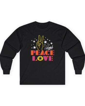 Ringo Starr Peace & Love Peace Sign Unisex Ultra Cotton Long Sleeve Tee