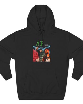 AP Dhillon Three-Panel Fleece Hoodie