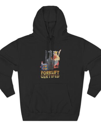 William Osman Forklift Certified Three-Panel Fleece Hoodie