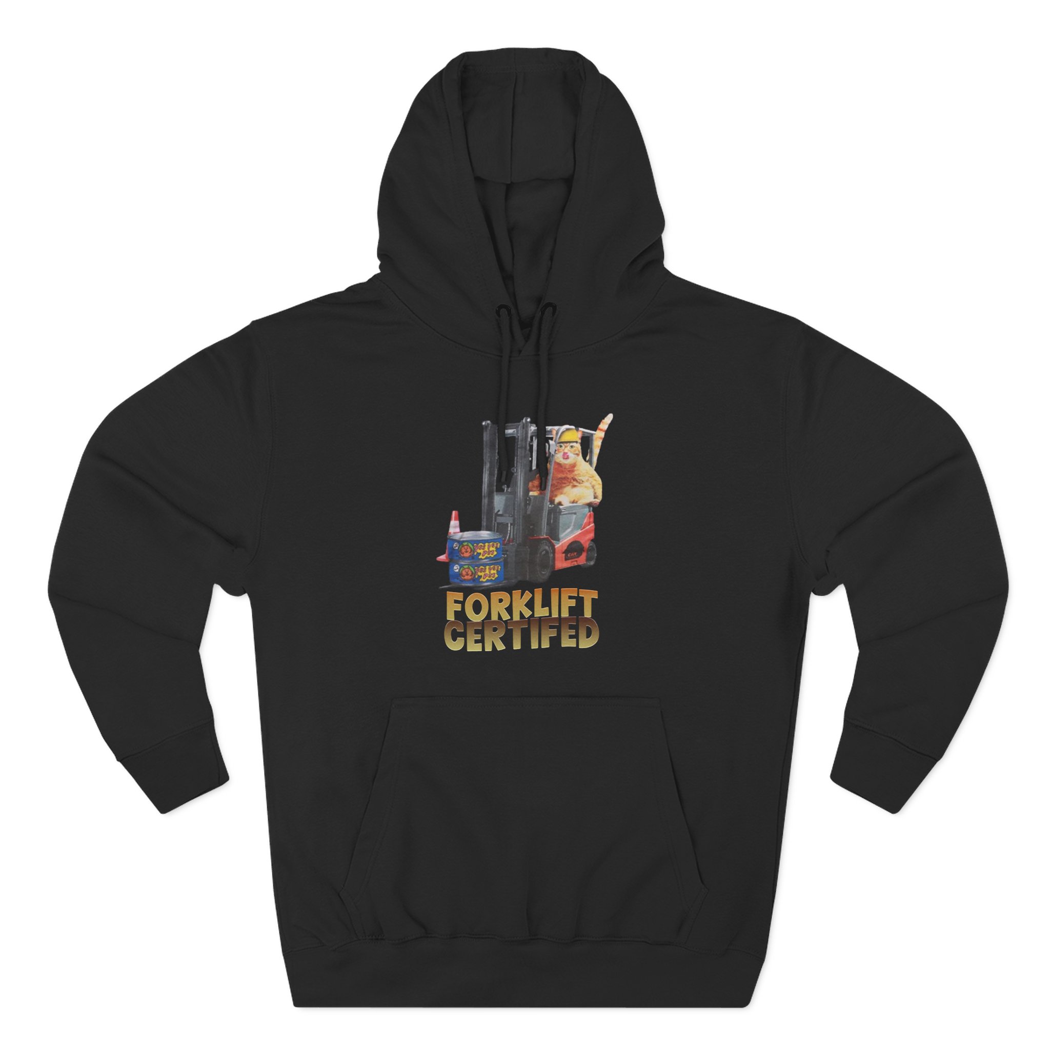 William Osman Forklift Certified Three-Panel Fleece Hoodie