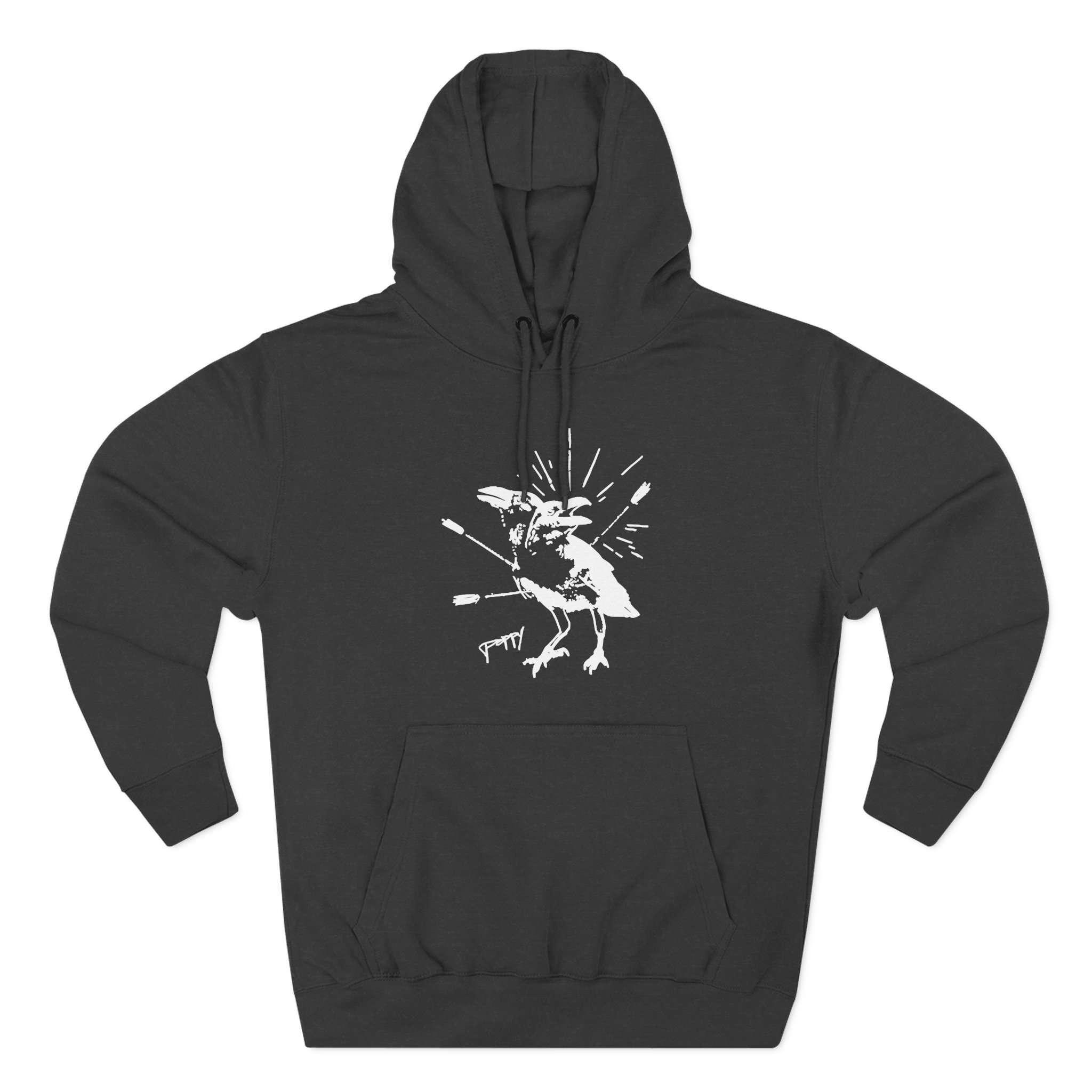 Poppy Coward Birds Three-Panel Fleece Hoodie