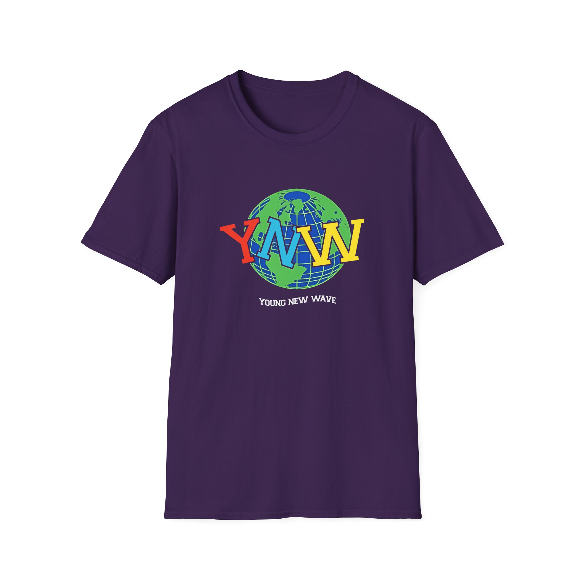 YNW Melly globe Unisex Softstyle T-Shirt