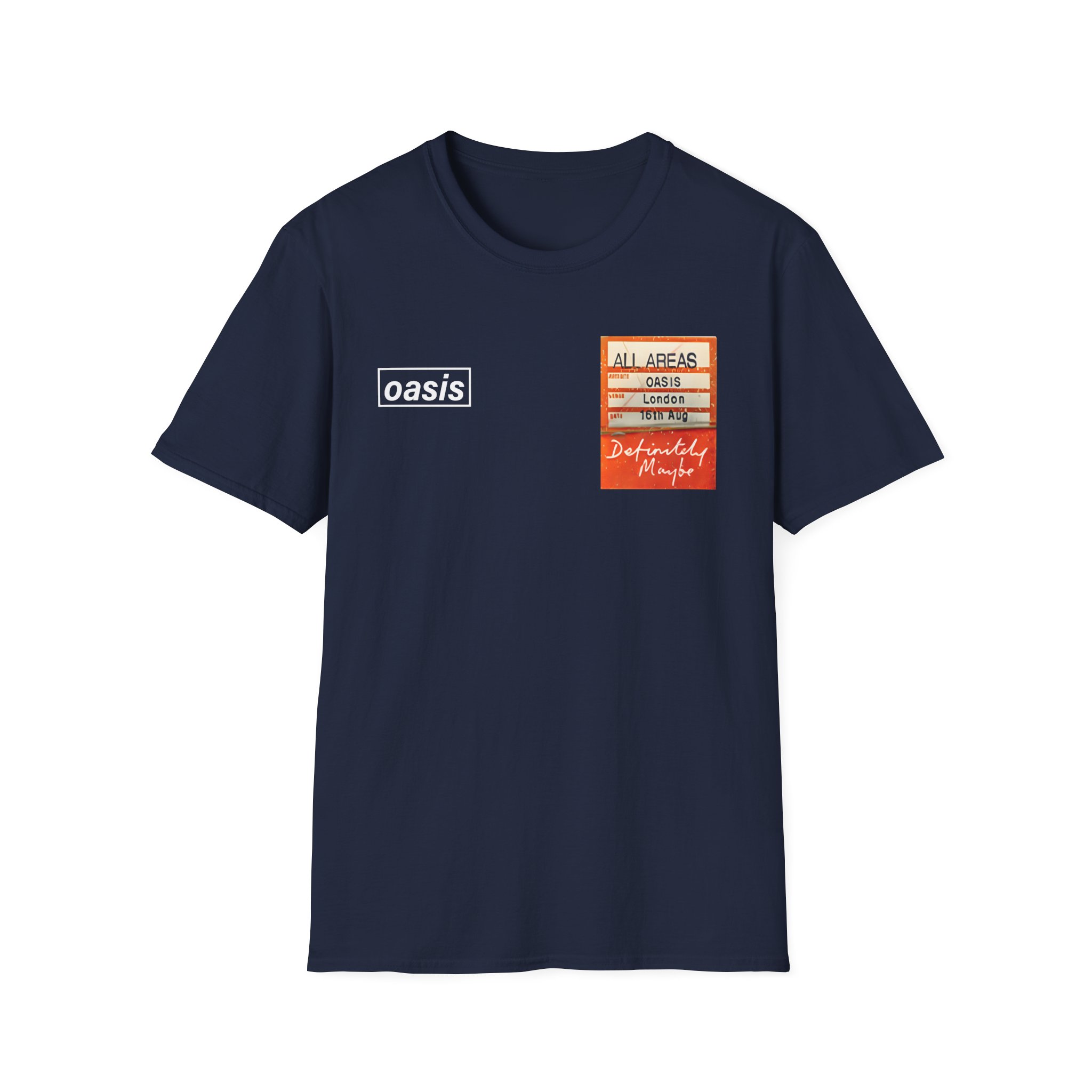 Oasis Setlist Unisex Softstyle T-Shirt