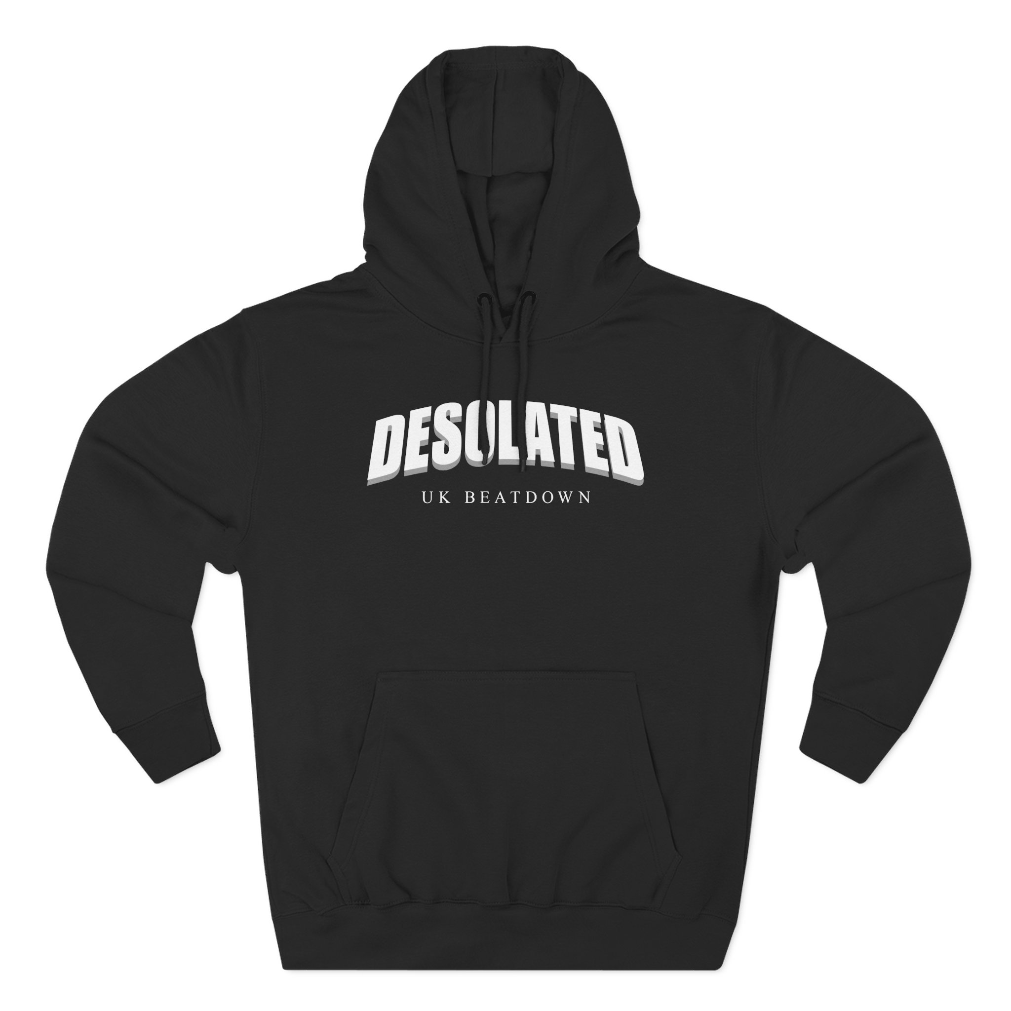 Desolated Finding Peace Three-Panel Fleece Hoodie