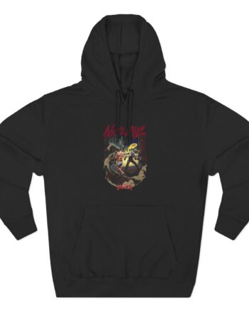 Three-Panel Fleece Hoodie