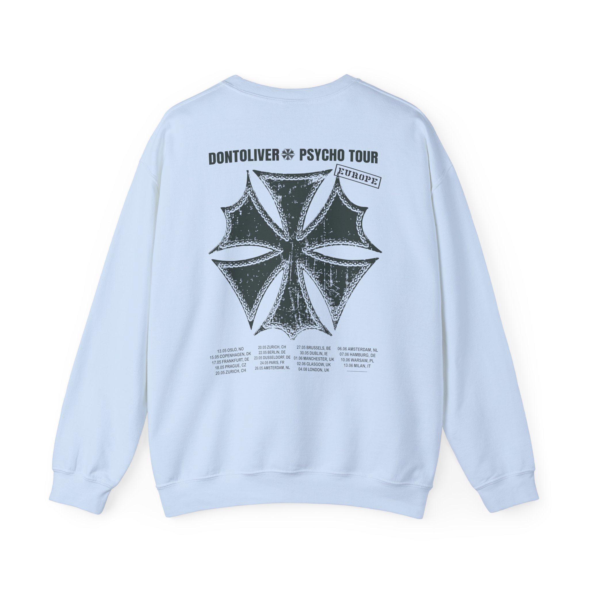 Don Toliver Psycho Tour Emblem Unisex Heavy Blendâ„¢ Crewneck Sweatshirt
