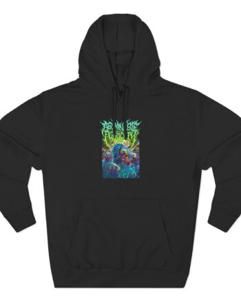 Abominable Putridity Visual Tyranny Three-Panel Fleece Hoodie