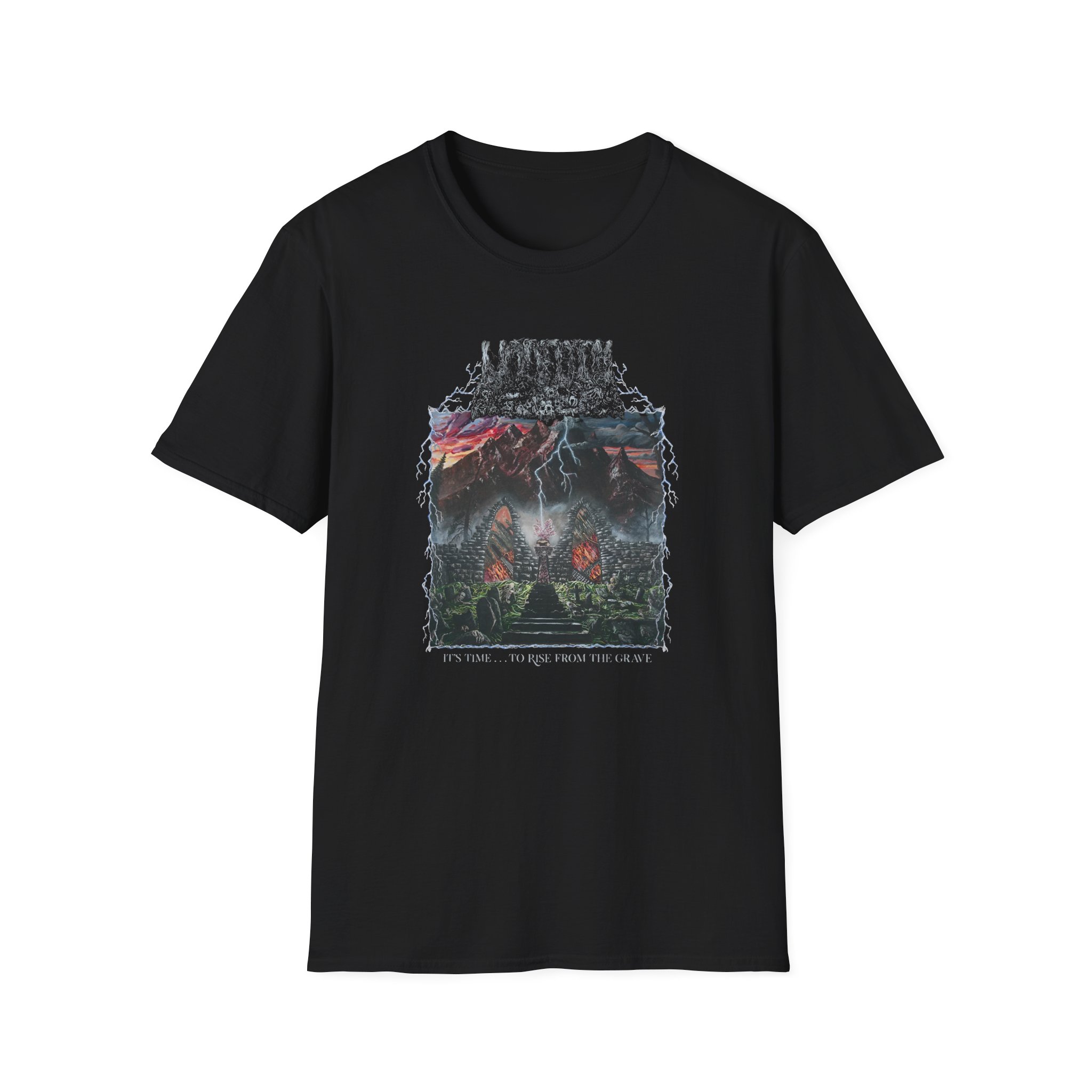 Undeath It's Time...to Rise From the Grave Tracklist Unisex Softstyle T-Shirt