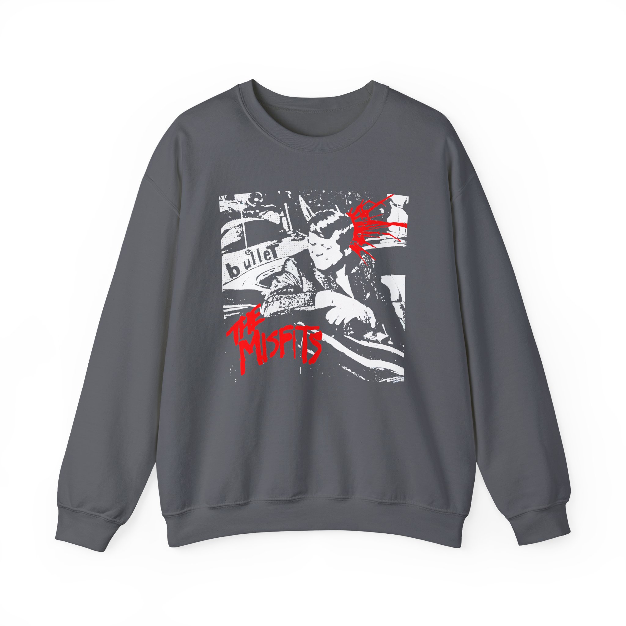 Misfits Bullet Unisex Heavy Blendâ„¢ Crewneck Sweatshirt