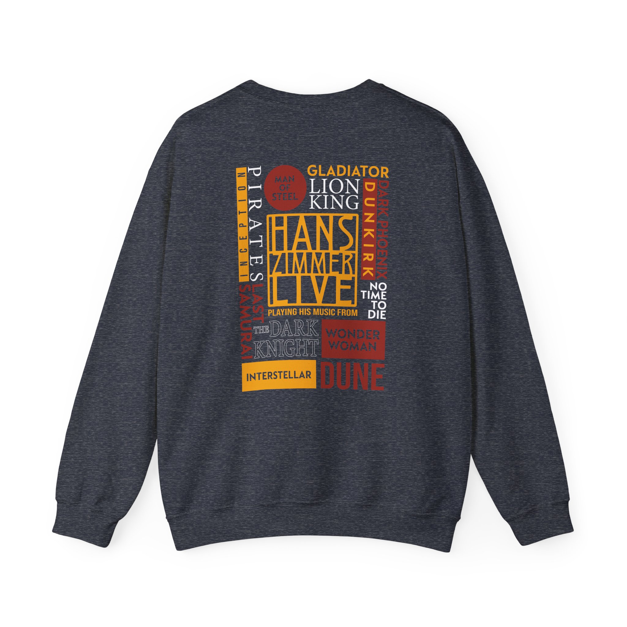 Hans Zimmer Titles Unisex Heavy Blendâ„¢ Crewneck Sweatshirt