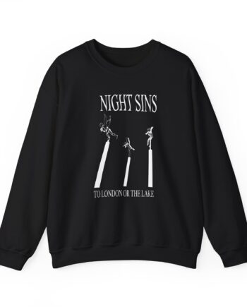 Night Sins To London Or The Lake Unisex Heavy Blend™ Crewneck Sweatshirt