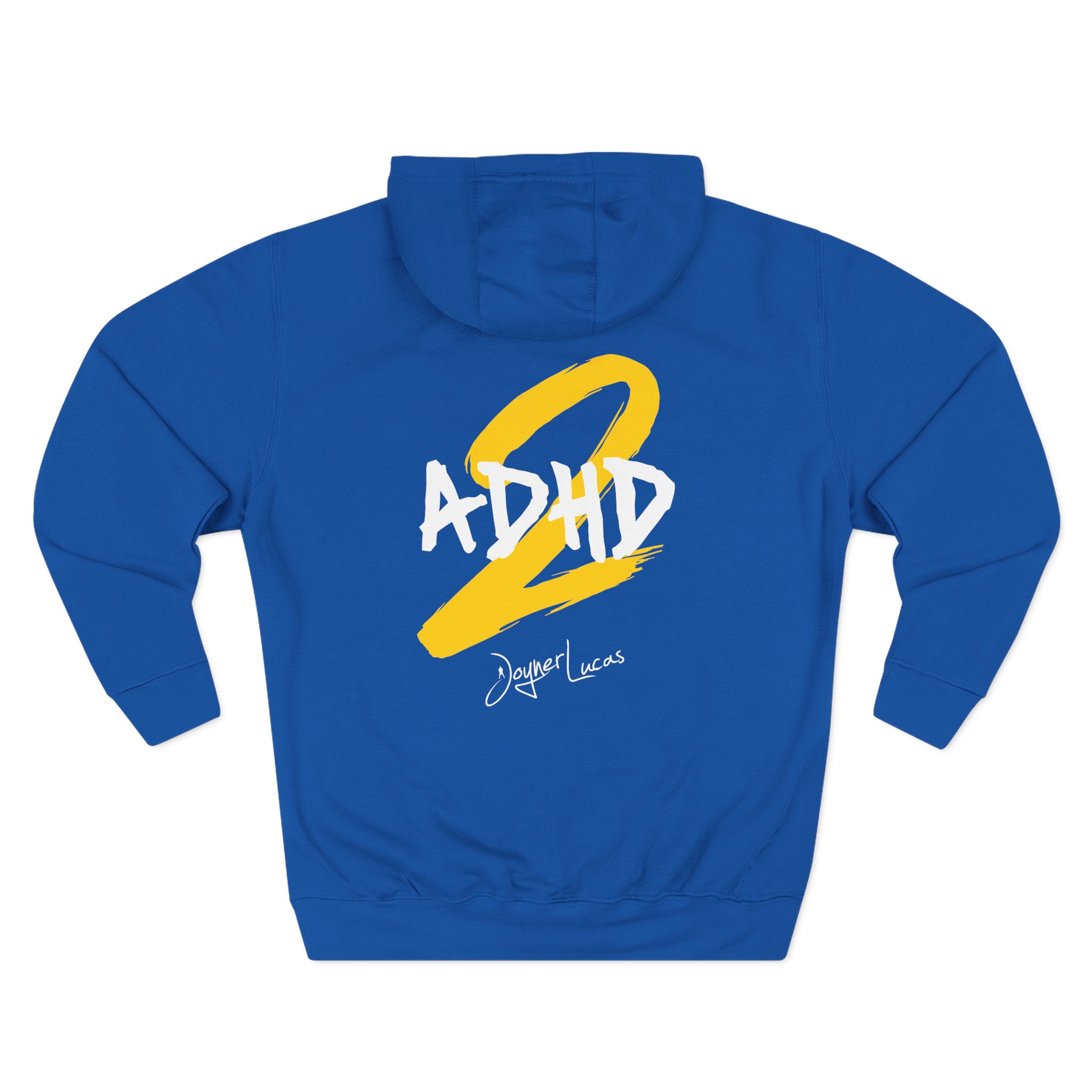 Joyner Lucas Adhd2 Logo Three-Panel Fleece Hoodie