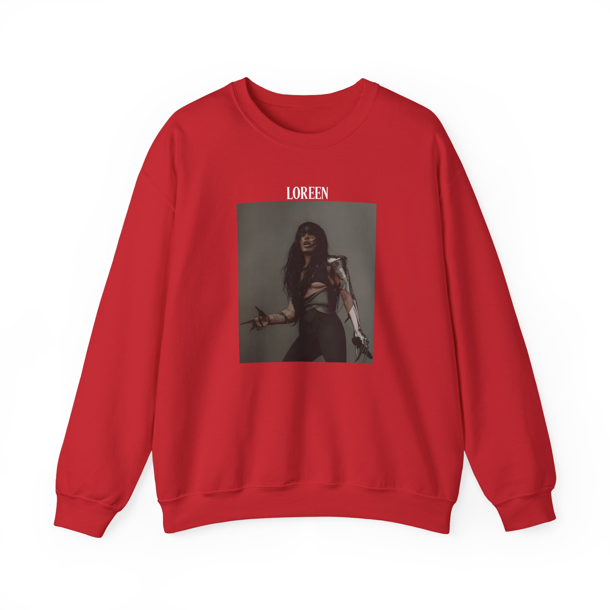 Loreen Photo Unisex Heavy Blendâ„¢ Crewneck Sweatshirt