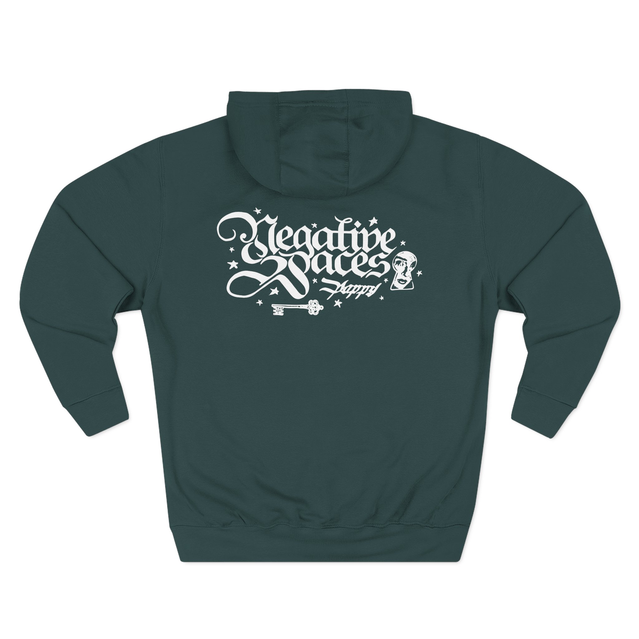 Poppy Key Three-Panel Fleece Hoodie