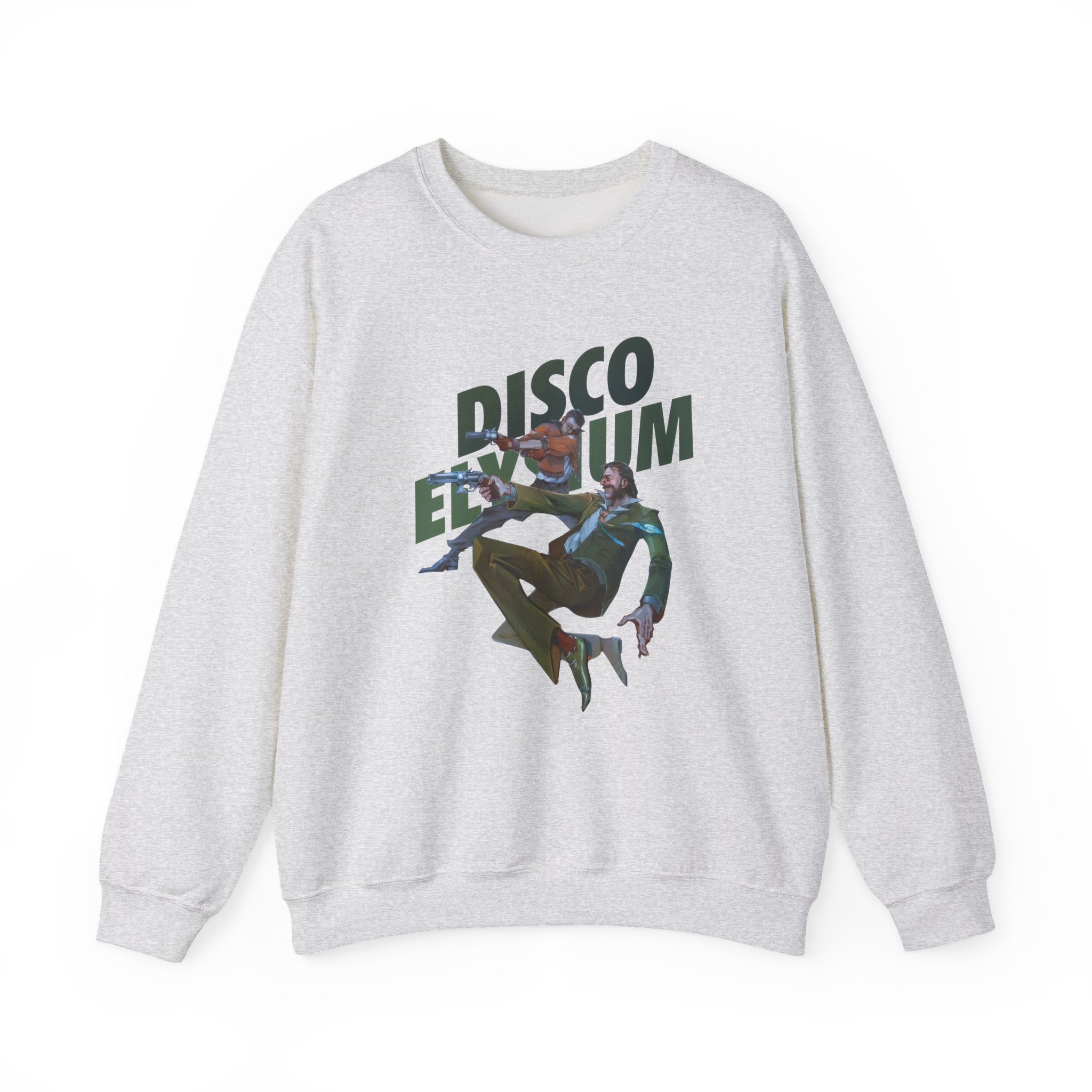 Disco Elysium Unisex Heavy Blendâ„¢ Crewneck Sweatshirt