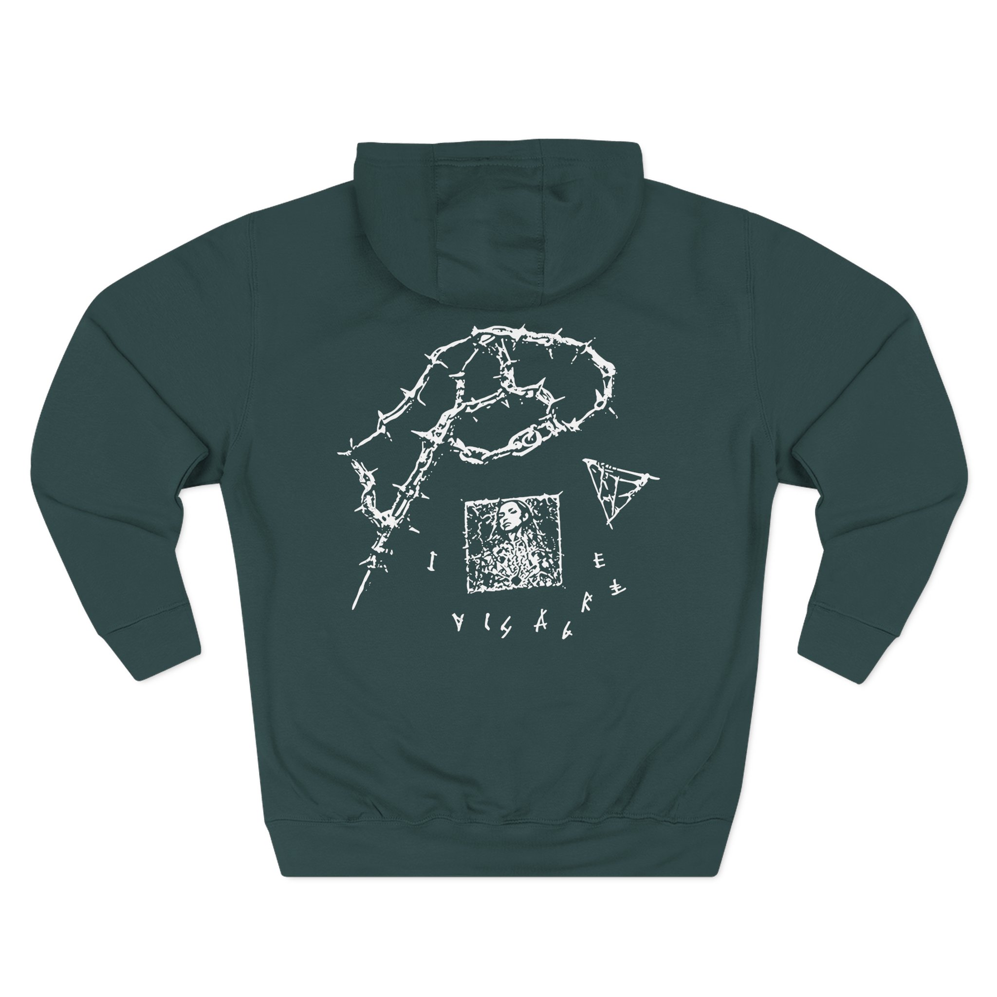 Poppy Disagree Three-Panel Fleece Hoodie