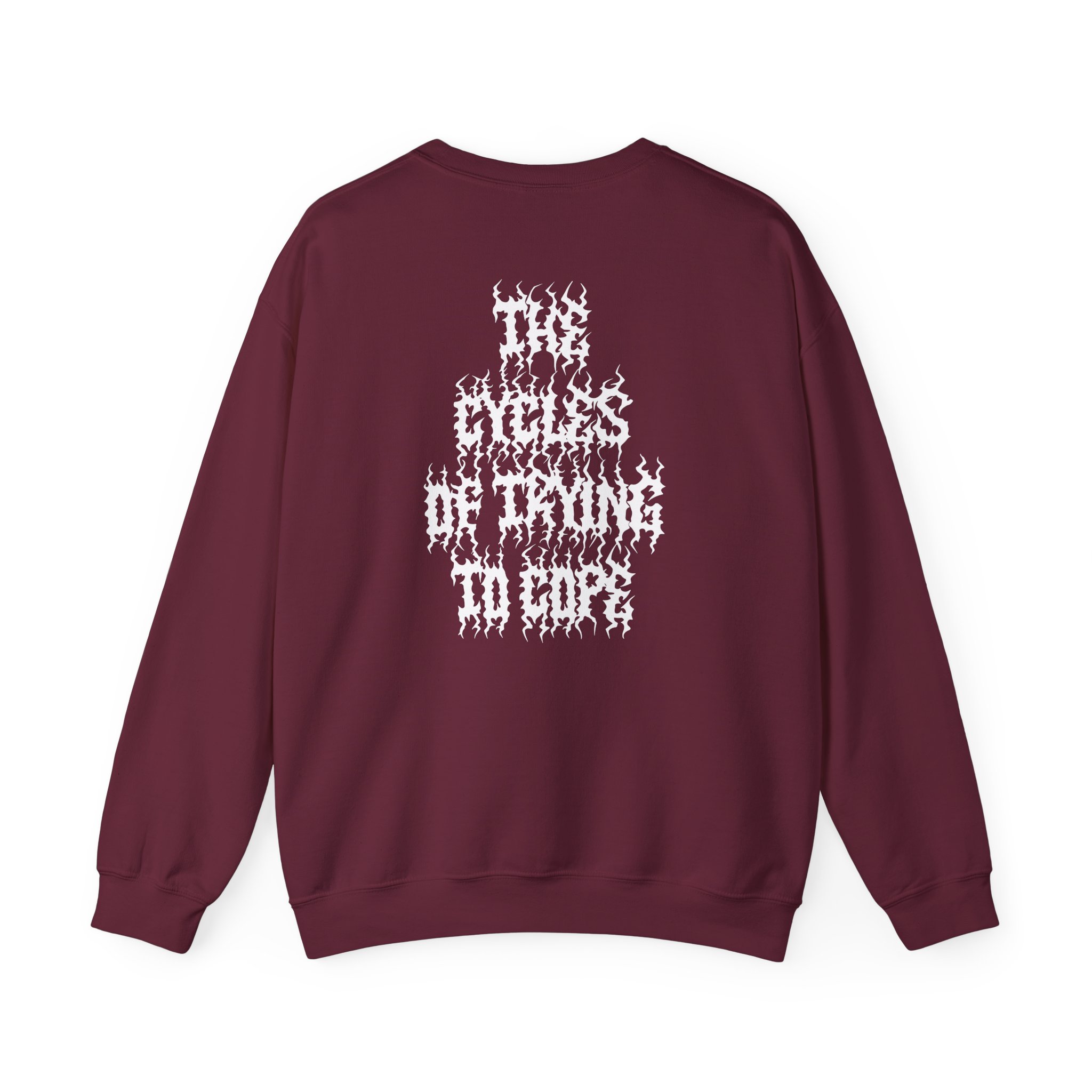 Like Moths to Flames Cycles Unisex Heavy Blendâ„¢ Crewneck Sweatshirt